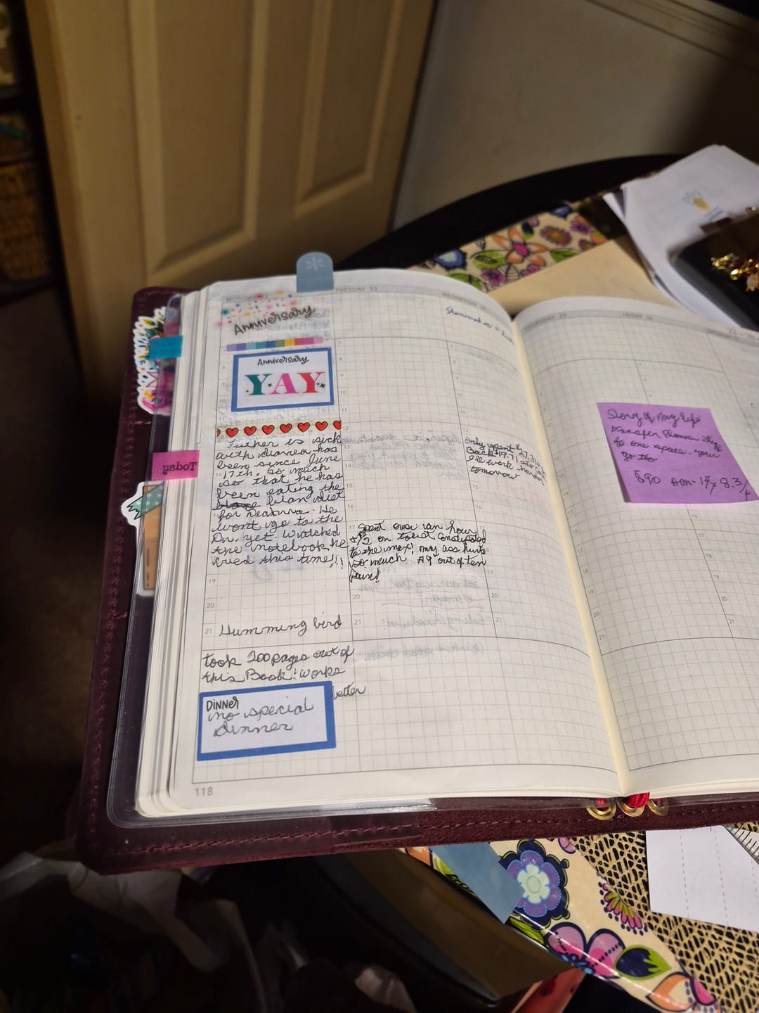 Customer photo review of 2026 A5 Weekly Planner | All-in-One | Stacked Weekends