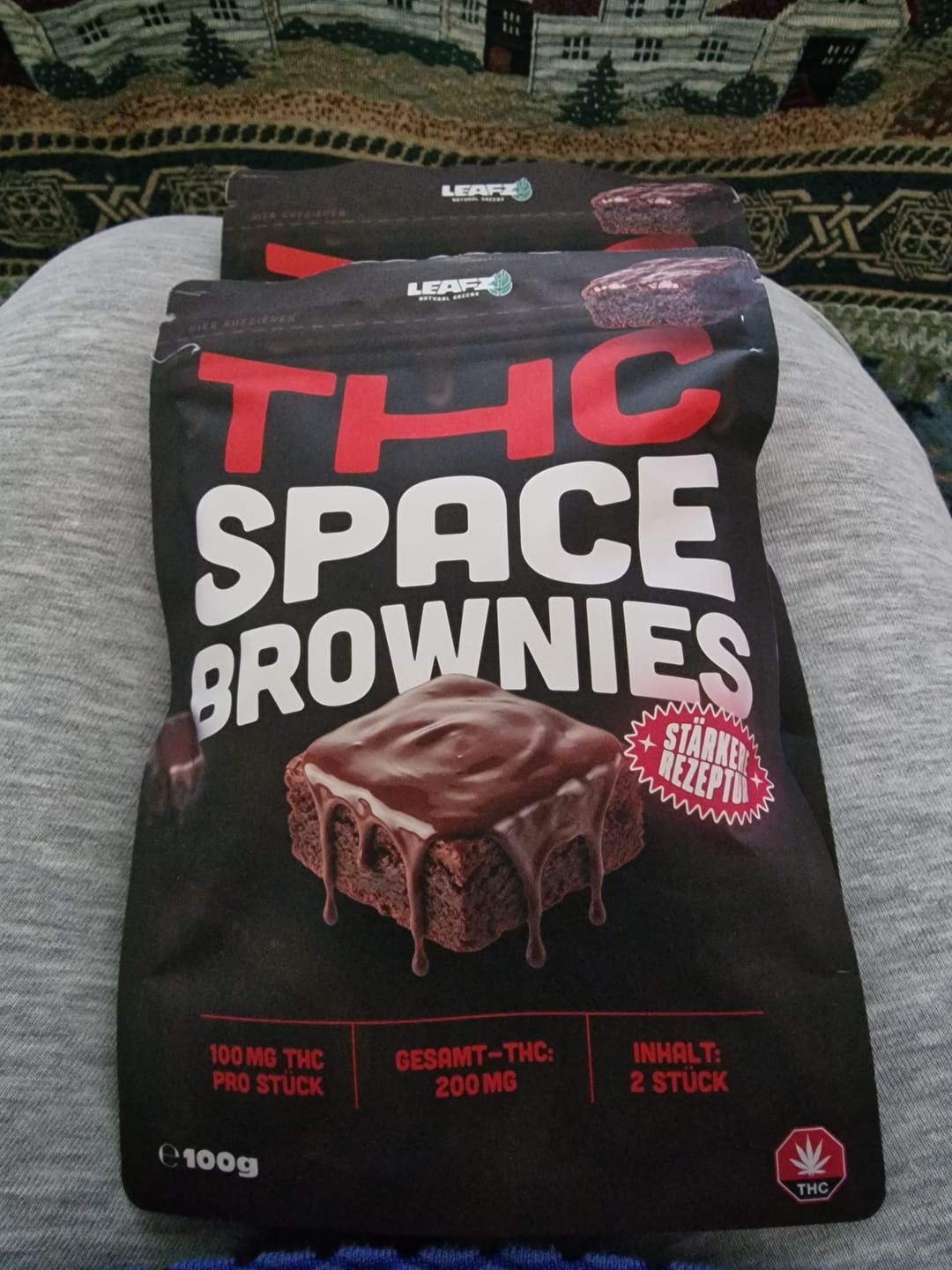 Customer photo review of THC Spacebrownies 200mg
