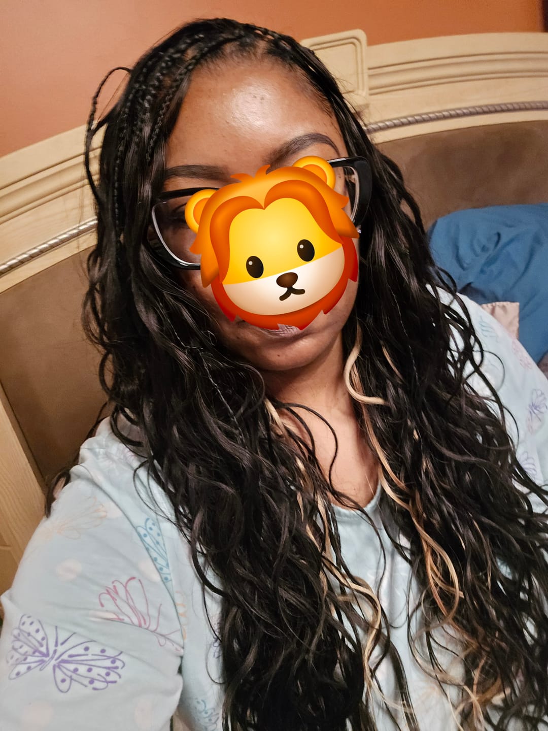 Customer photo review of #T1B/4/27/30 Mix Blend Body Wave Human Crochet Hair