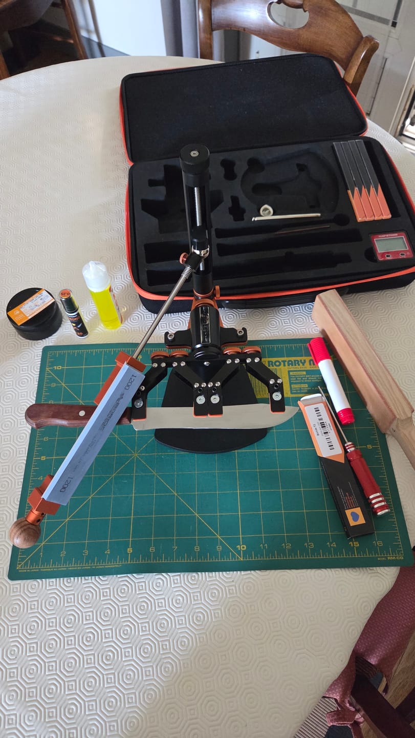 Customer photo review of Hapstone RS Ultra Knife Sharpener