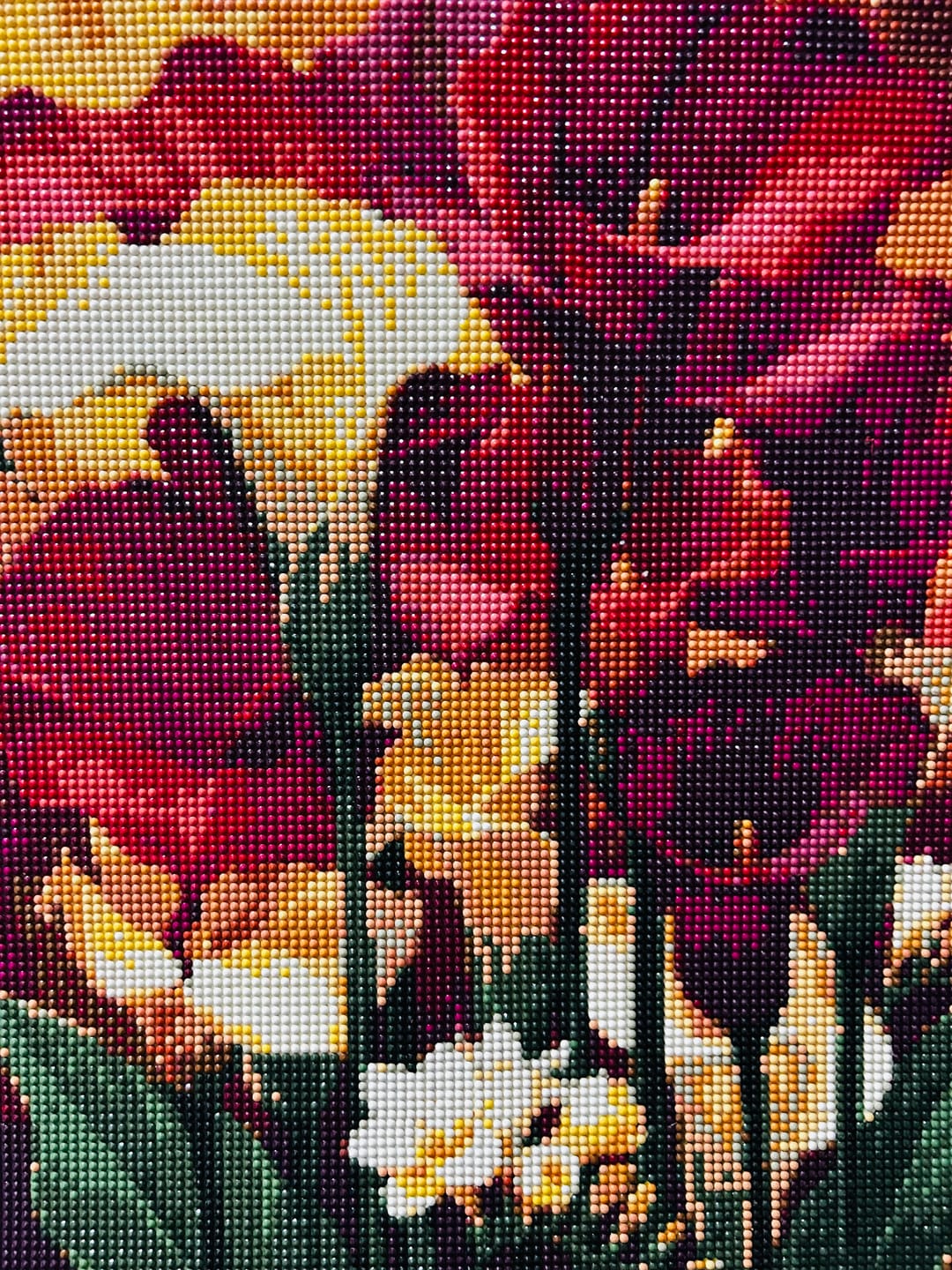 Customer photo review of Sunset Calla Bloom (Diamond Painting)