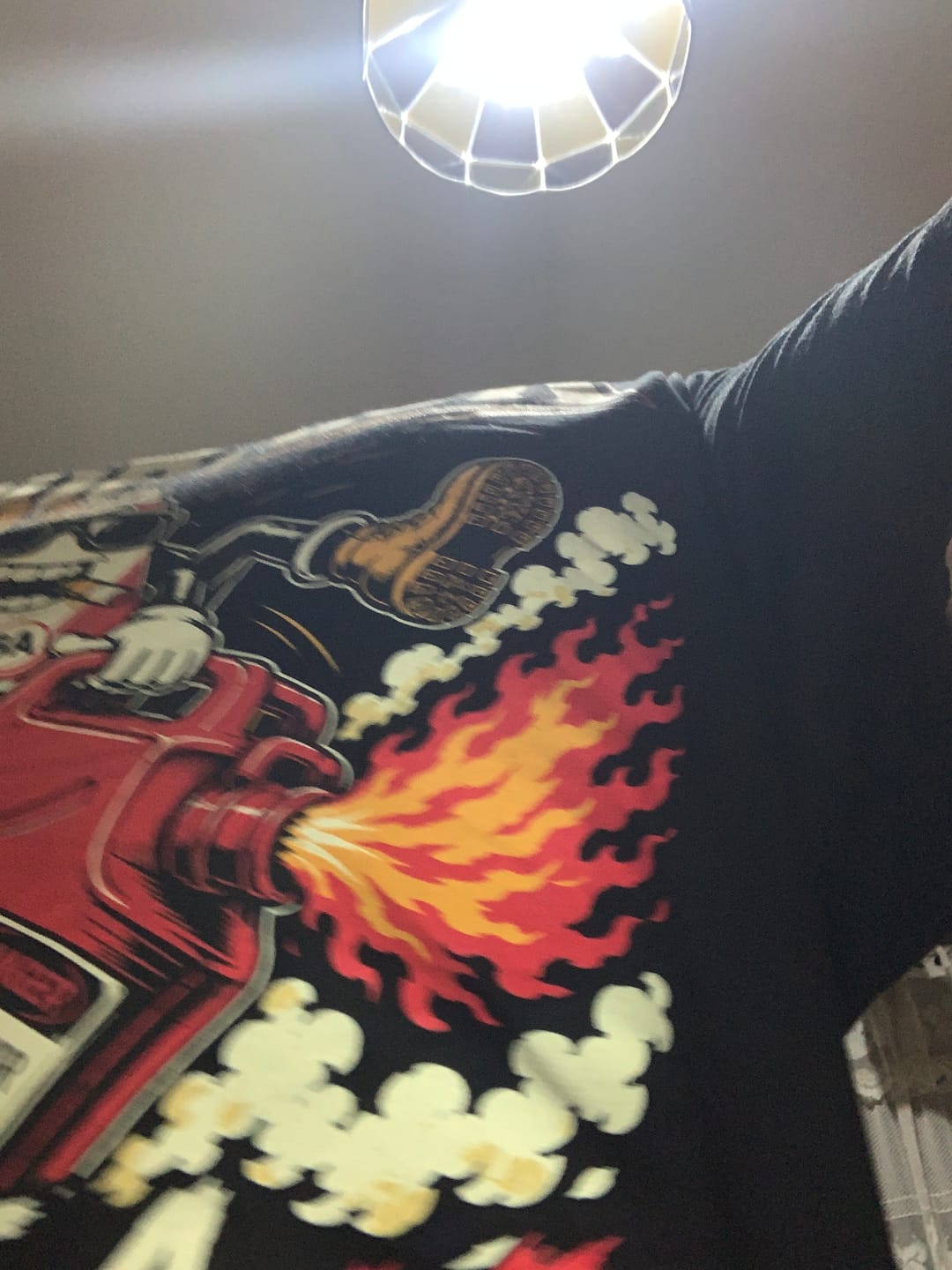 Customer photo review of Risky Tee