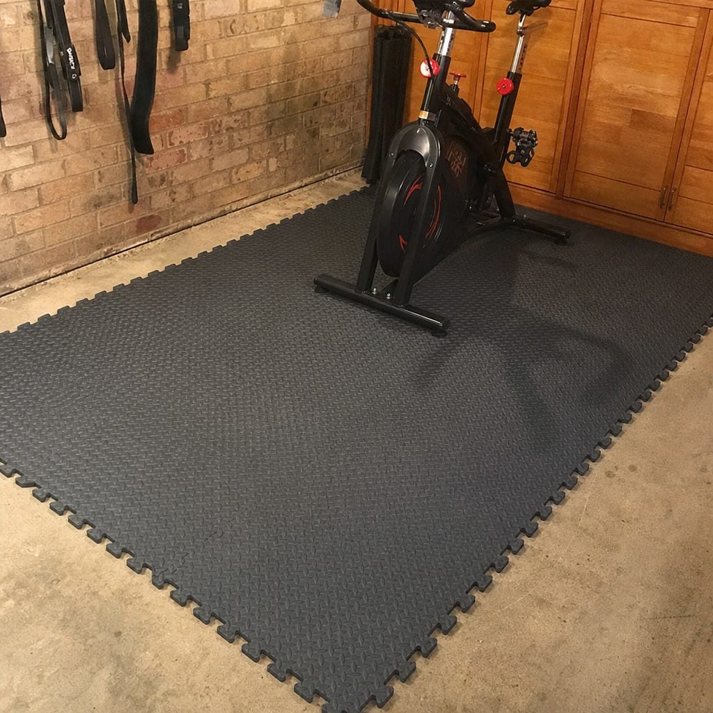 Customer photo review of Anti Fatigue Gym Mats UK | EVA Interlocking Tiles | 610mm