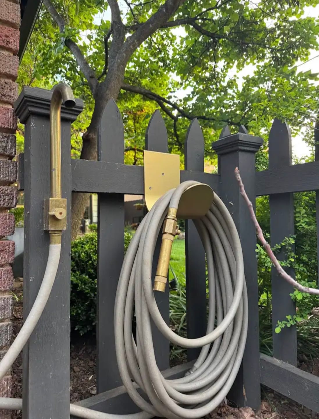 Customer photo review of Wall Mounted Hose Hanger
