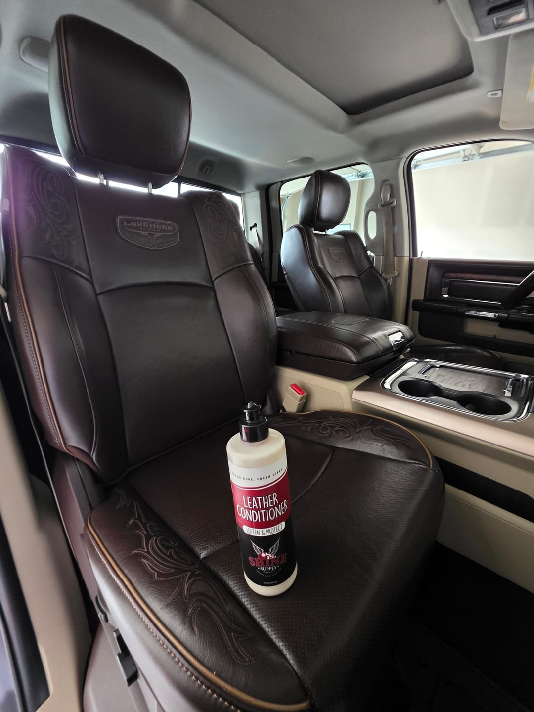 Customer photo review of Leather Conditioner - 16oz.