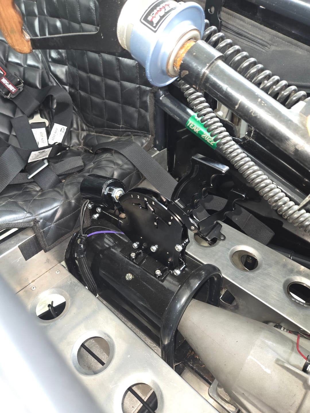 Customer photo review of Electric Shift Powerglide Operator Series Billet Shifter Rear Exit
