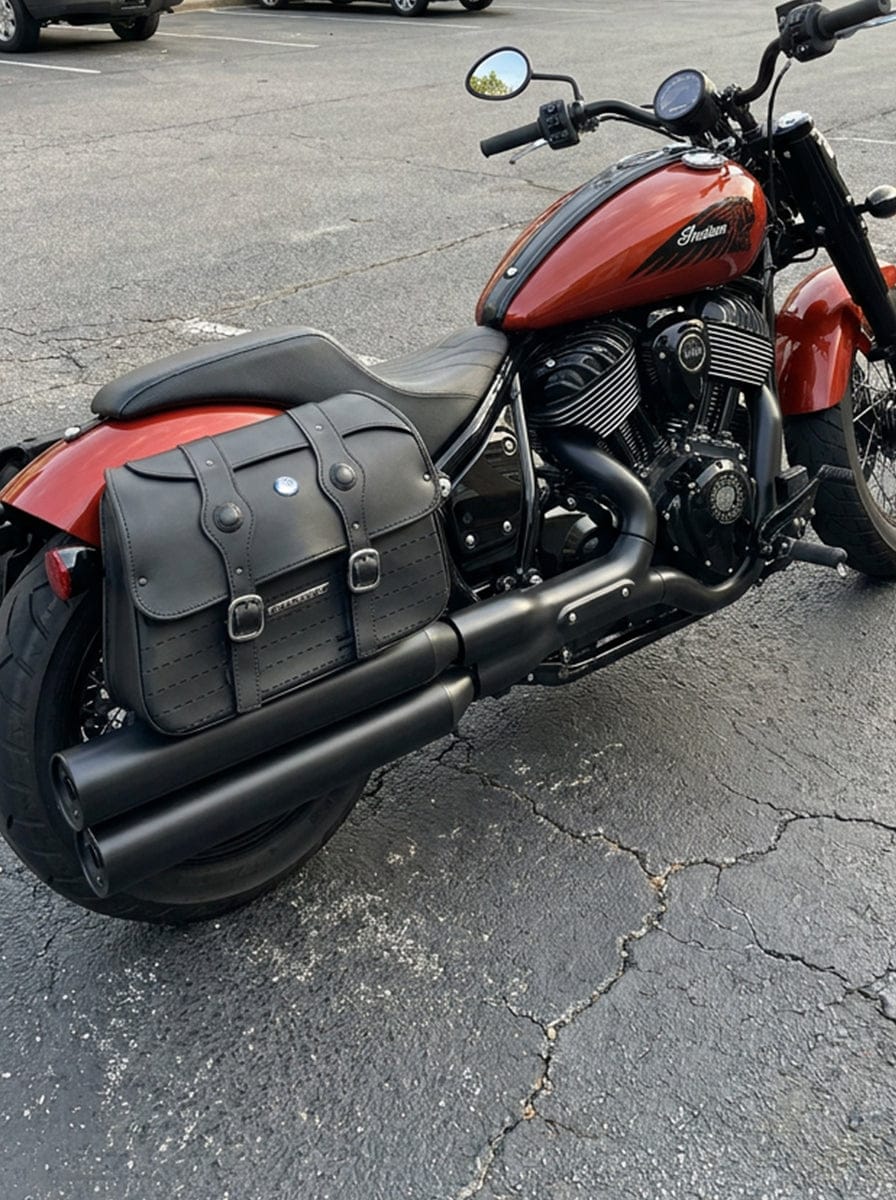 Customer photo review of 34L - ArrowHead Large Indian Chief Motorcycle Saddlebags