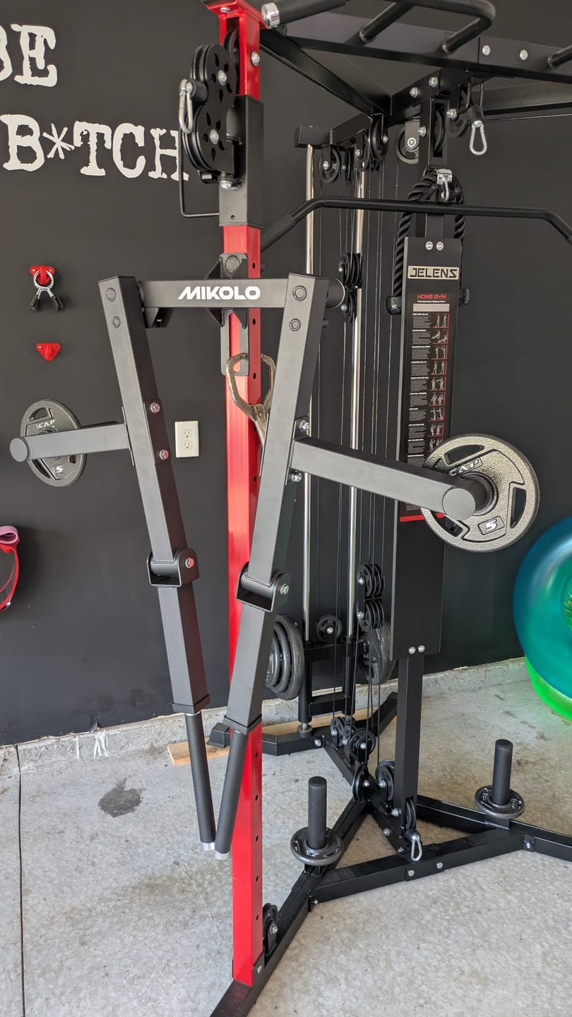 Customer photo review of Rack-Mounted Lateral Raise