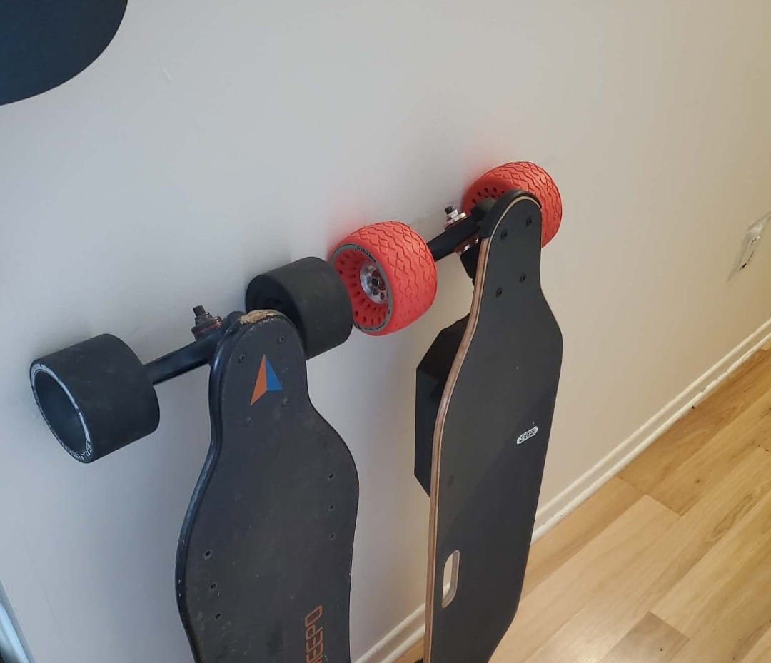 Customer photo review of Meepo Cyclone 110s Ultra Comfort High Grip Street Wheels