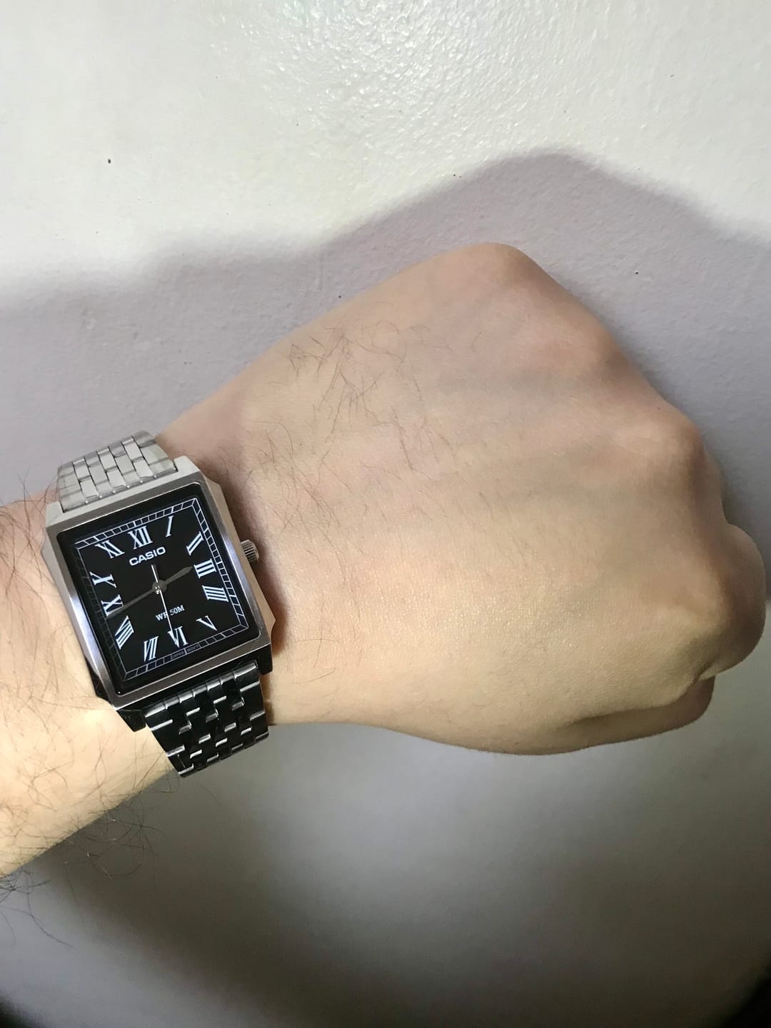 Customer photo review of Reloj Casio Tank Análogo MTP-B190D-1BV Full Acero