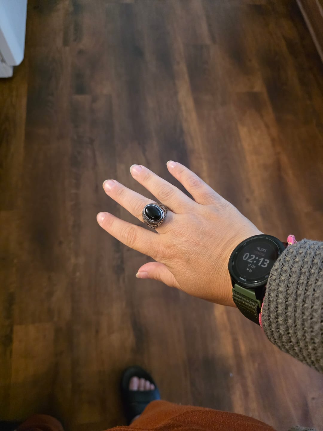 Customer photo review of BLACK EYES.