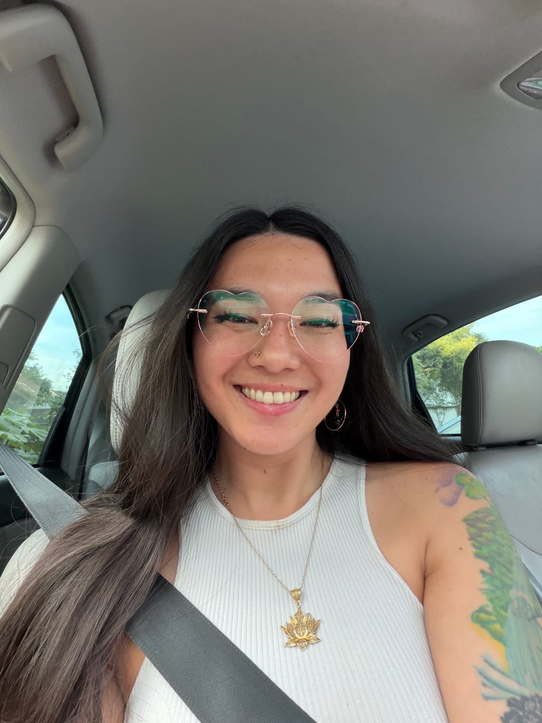 Customer photo review of Lovie Eyeglasses