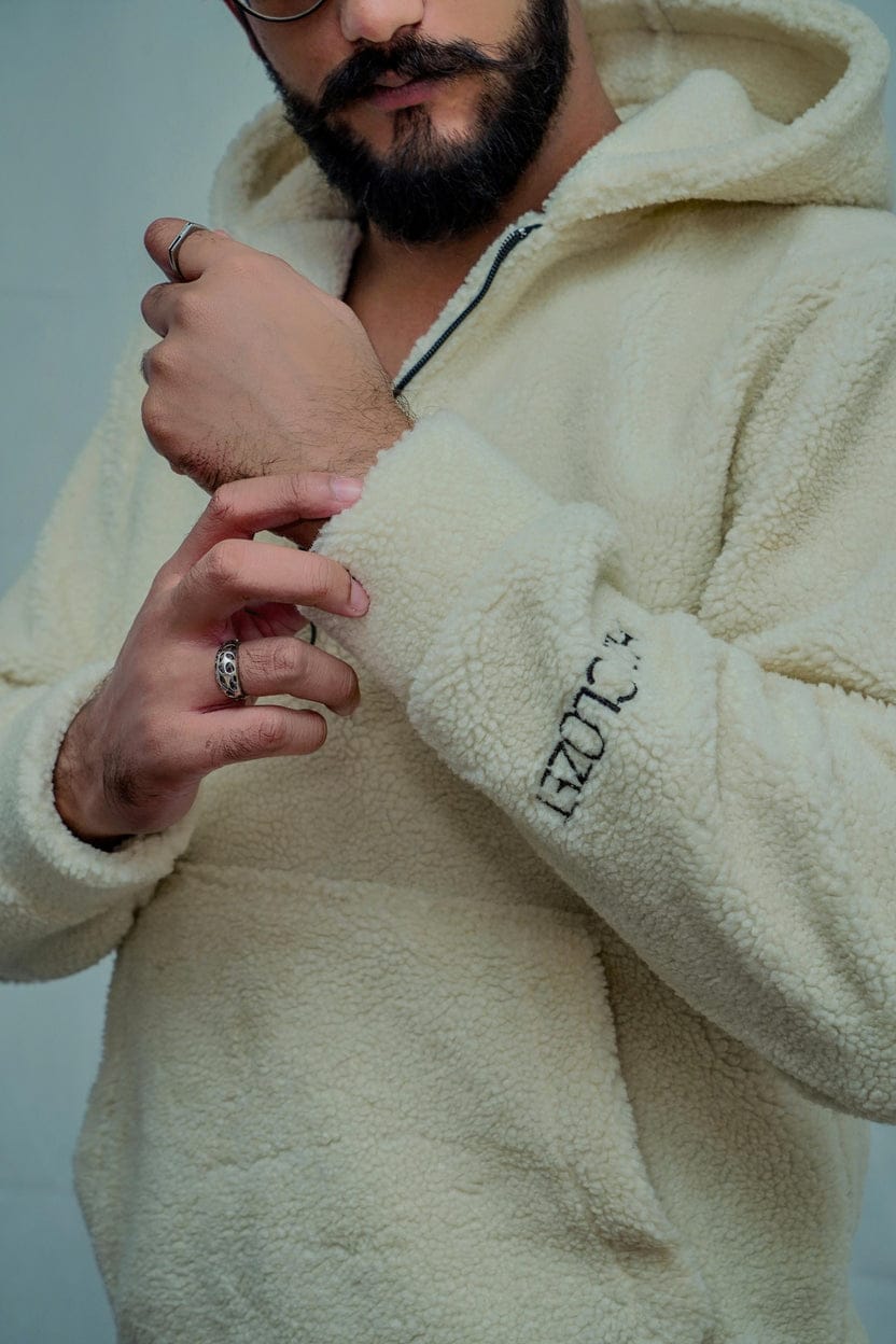 Customer photo review of The Cloud Sherpa Hoodie – HIZ Clozet Pakistan