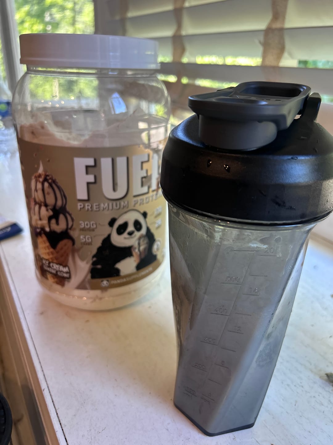 Customer photo review of FUEL Premium Protein (Sundae Ice Cream Cone) with Waffle Cone & Peanut Inclusions