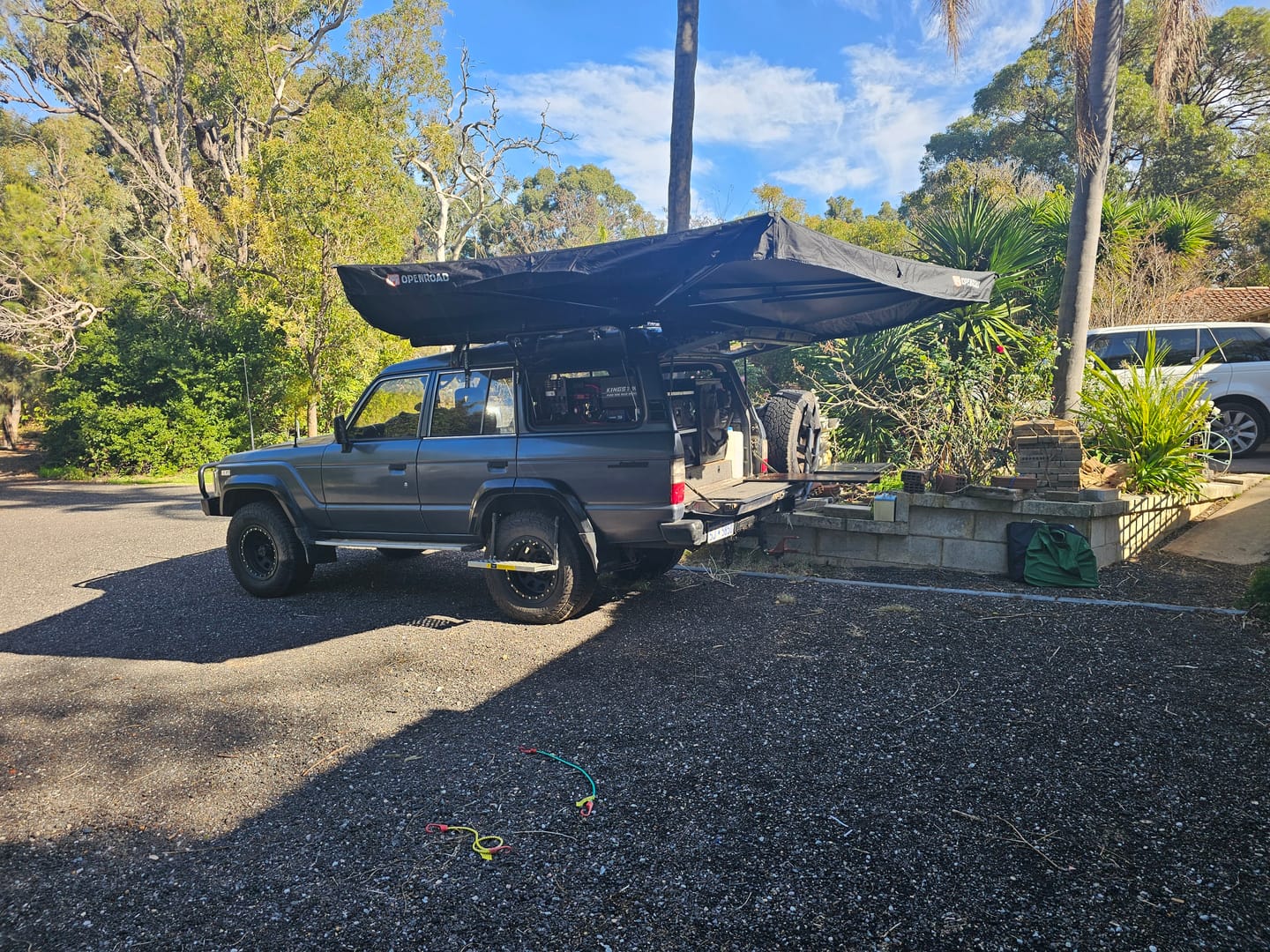 Customer photo review of OPENROAD  270 Free Standing Awning for Camping