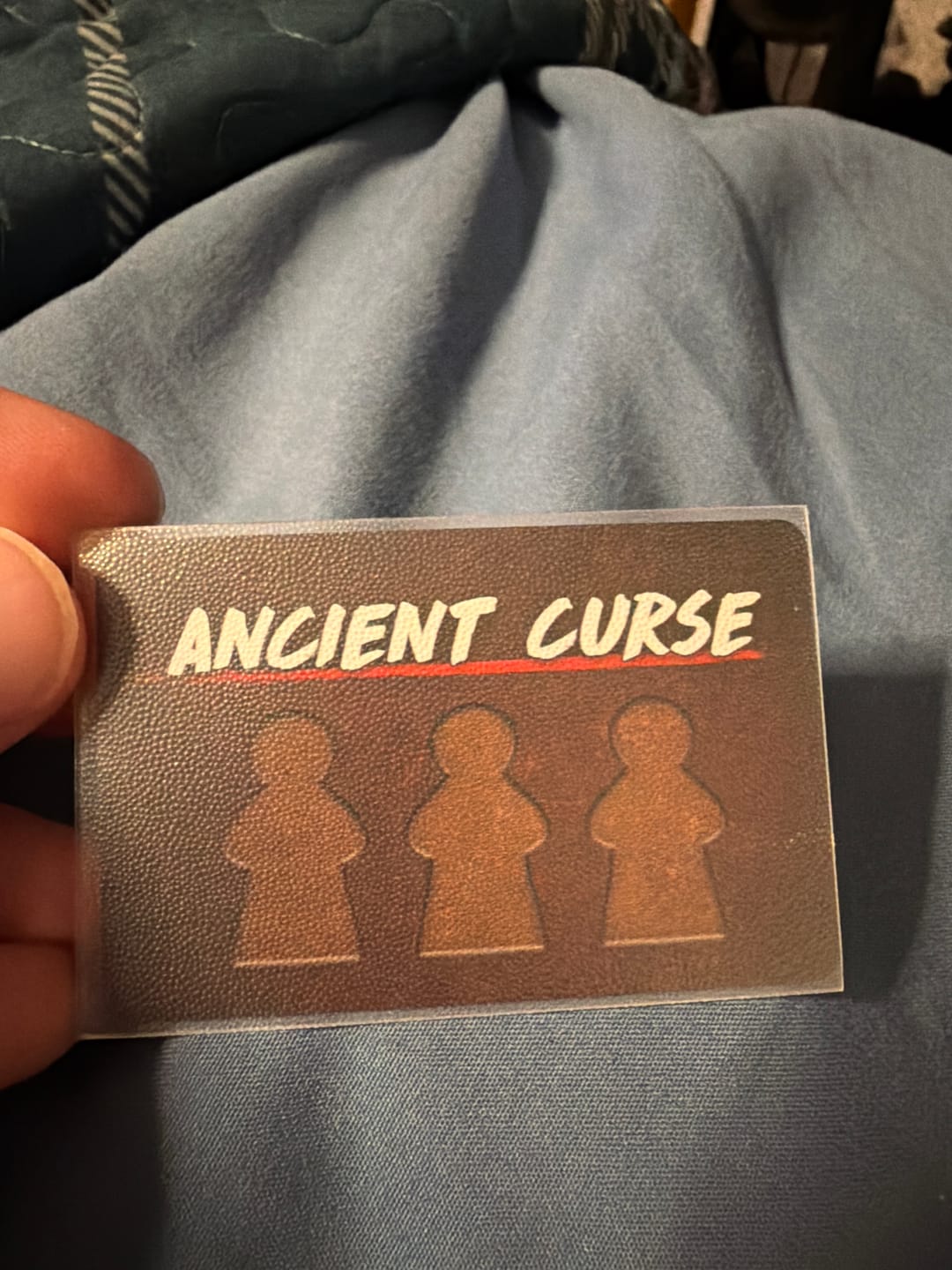 Customer photo review of Clear Matte Mini European Card Sleeves