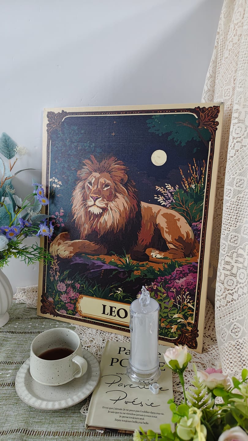 Customer photo review of Leo | Paint by Number
