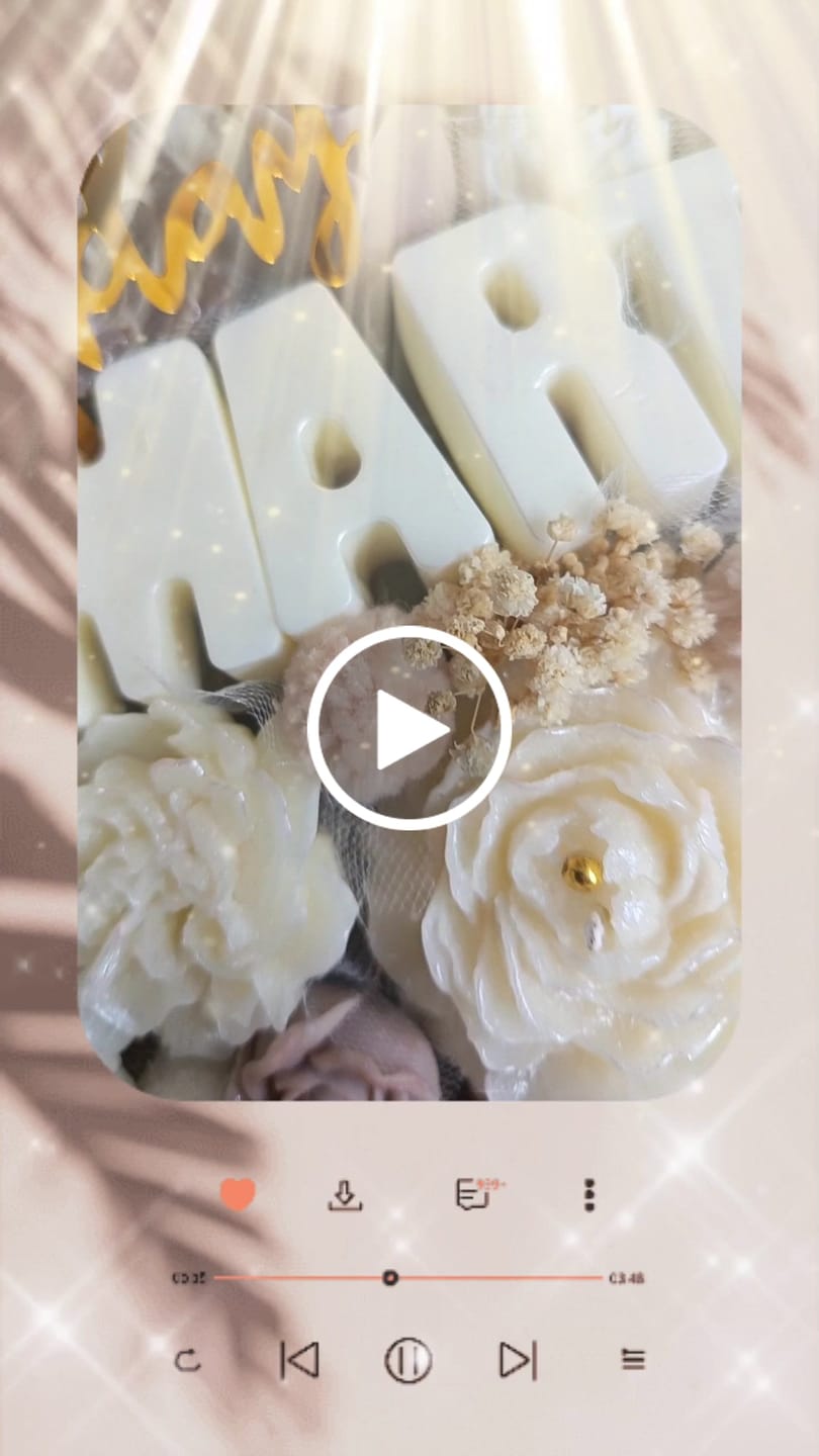 Customer video review of Cera de Soja para velas en Molde, Pilar y Wax-melts (APF)