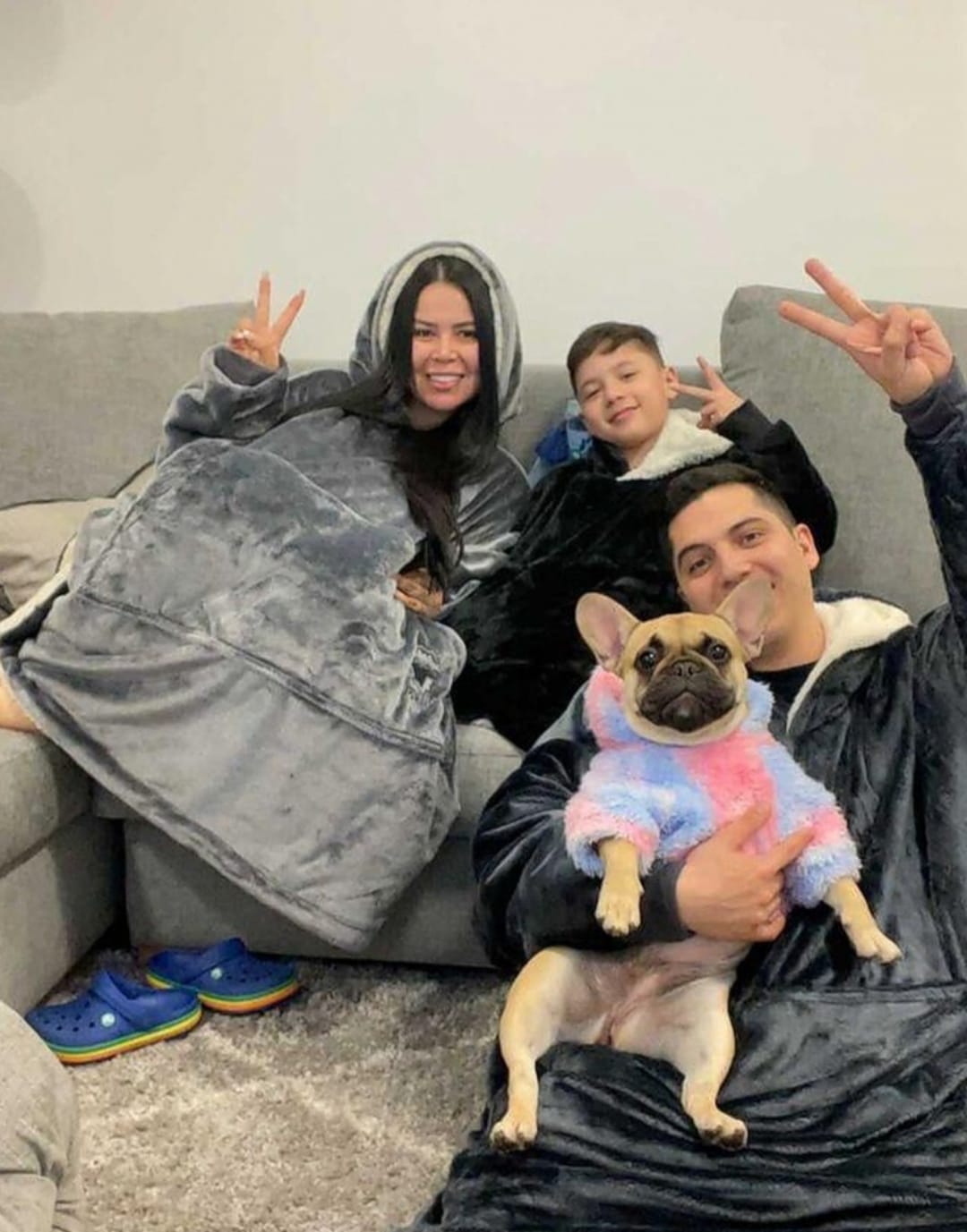 Customer photo review of Abrigo Oversize - Dolly Marengo Unisex