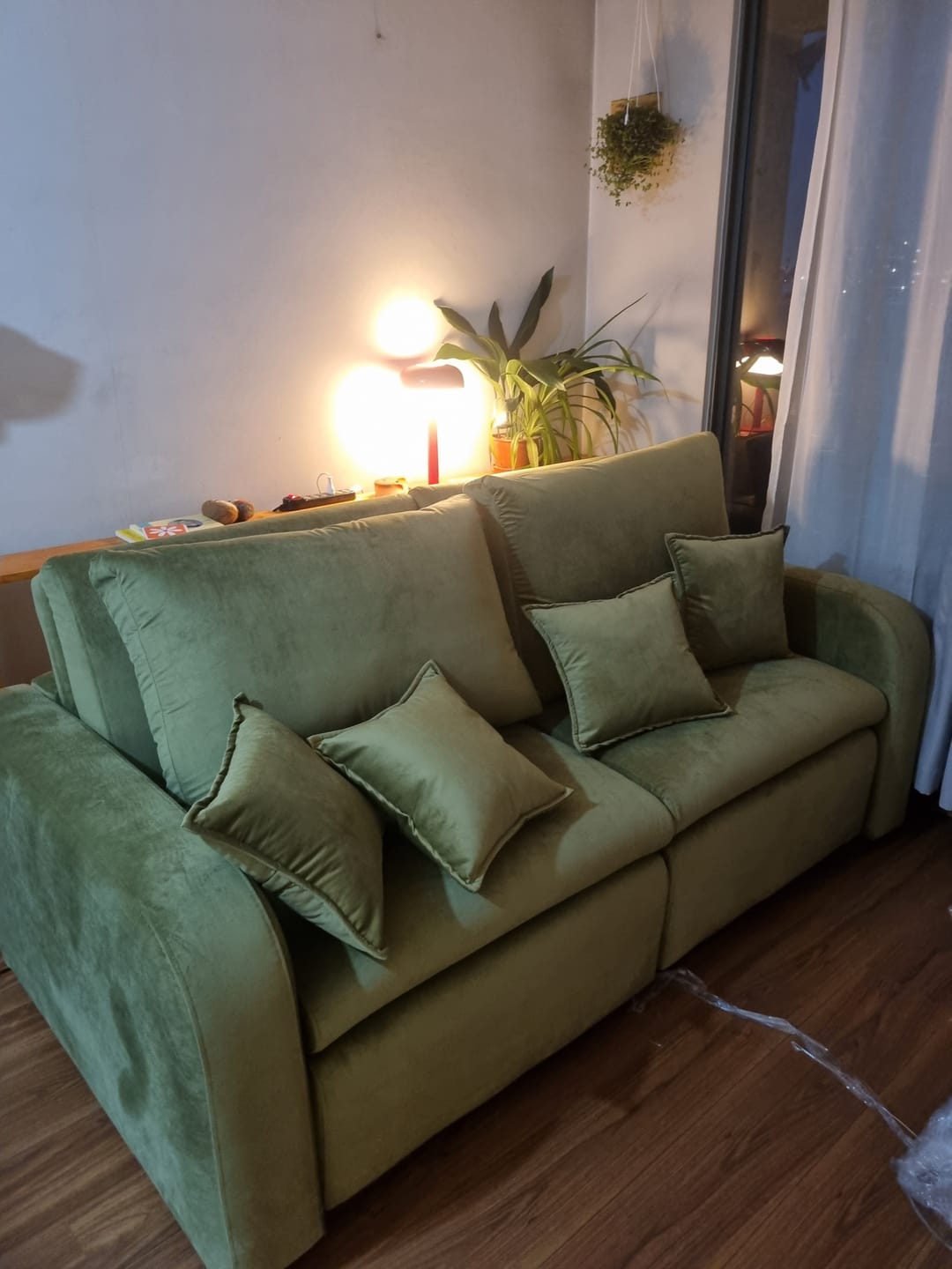 Customer photo review of Sofá cama Toscana