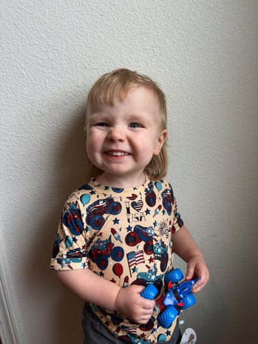 Customer photo review of FOJ Pocket Tee