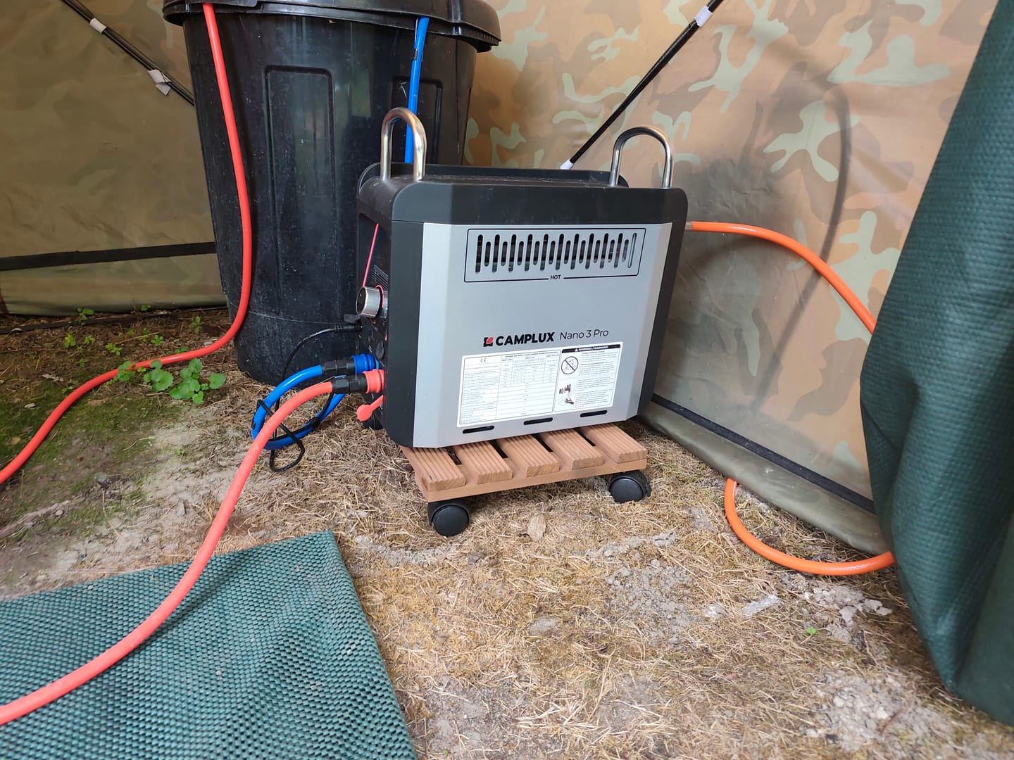 Customer photo review of Propangas Gasdurchlauferhitzer Camping Outdoor Nano 3 Pro 5,5L Tragbar