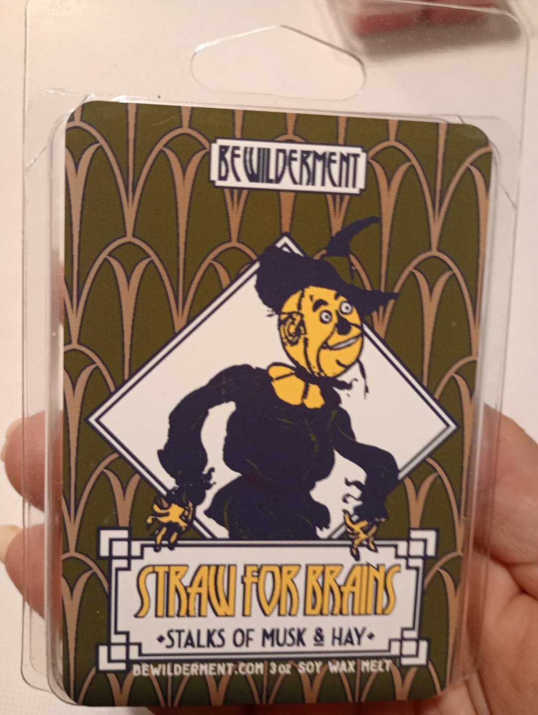 Customer photo review of Straw for Brains Wax Melts