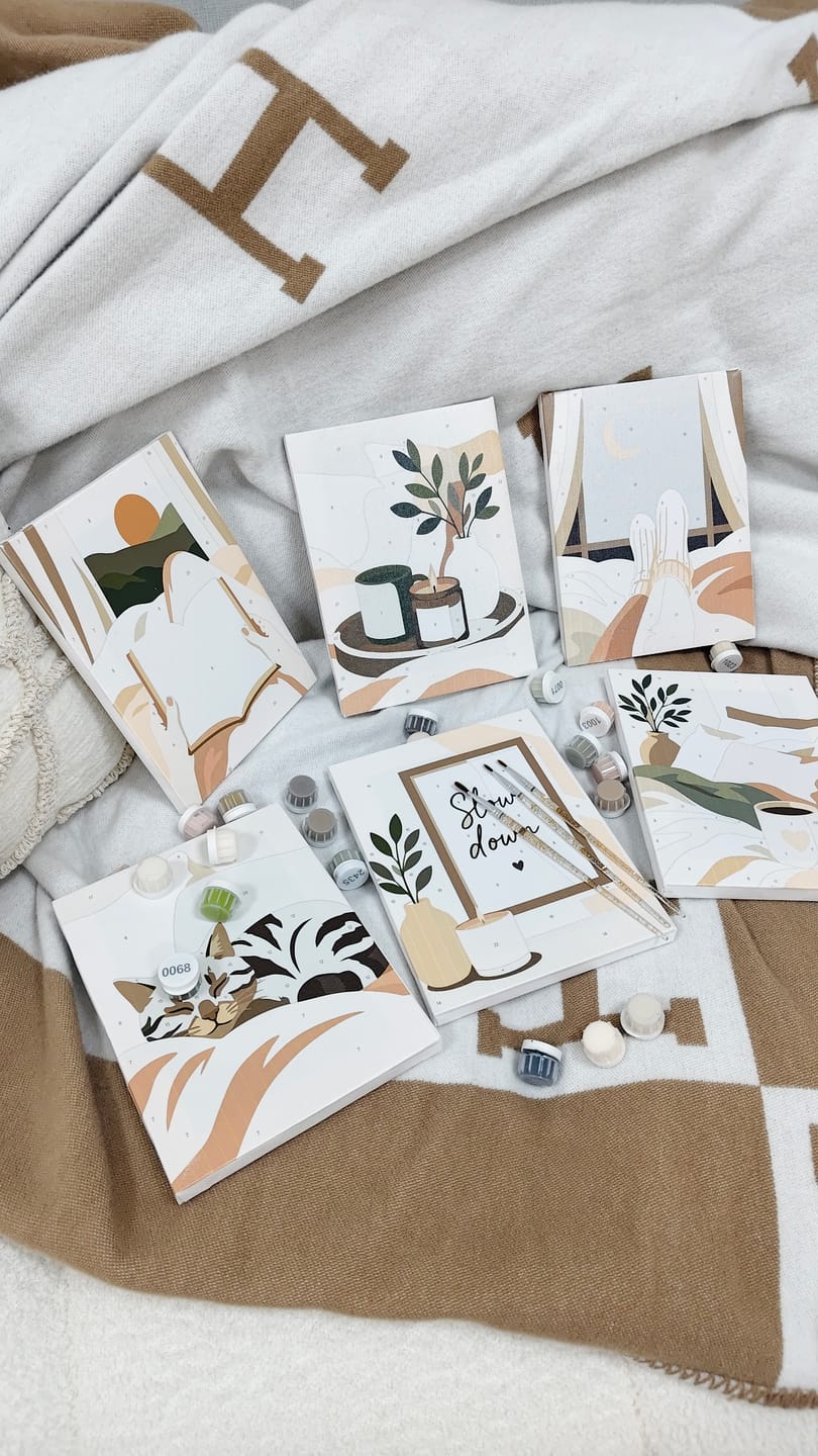 Customer photo review of 6 Mini Paintings -  Home Comfort Set