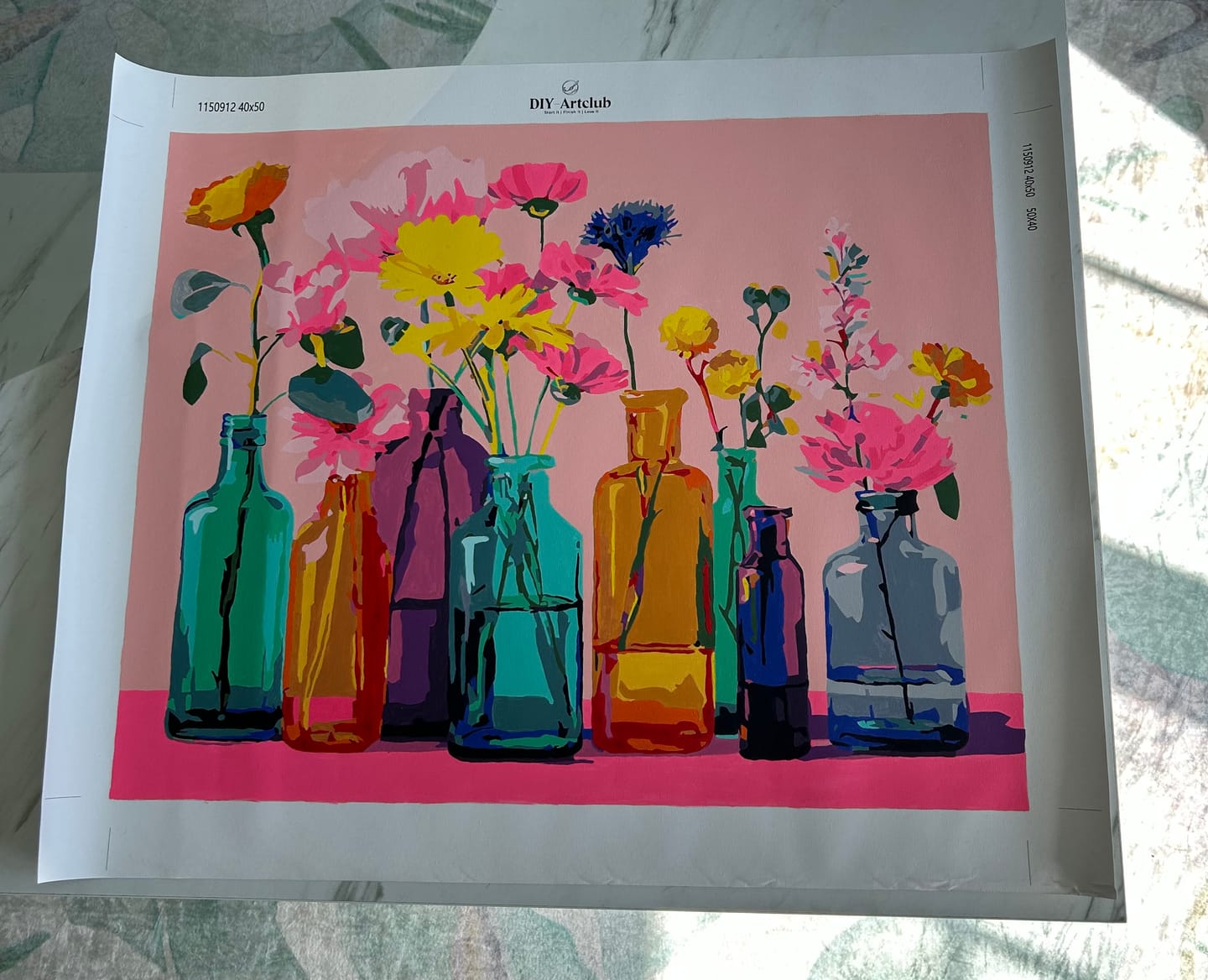 Customer photo review of Color therapy | Paint by Number