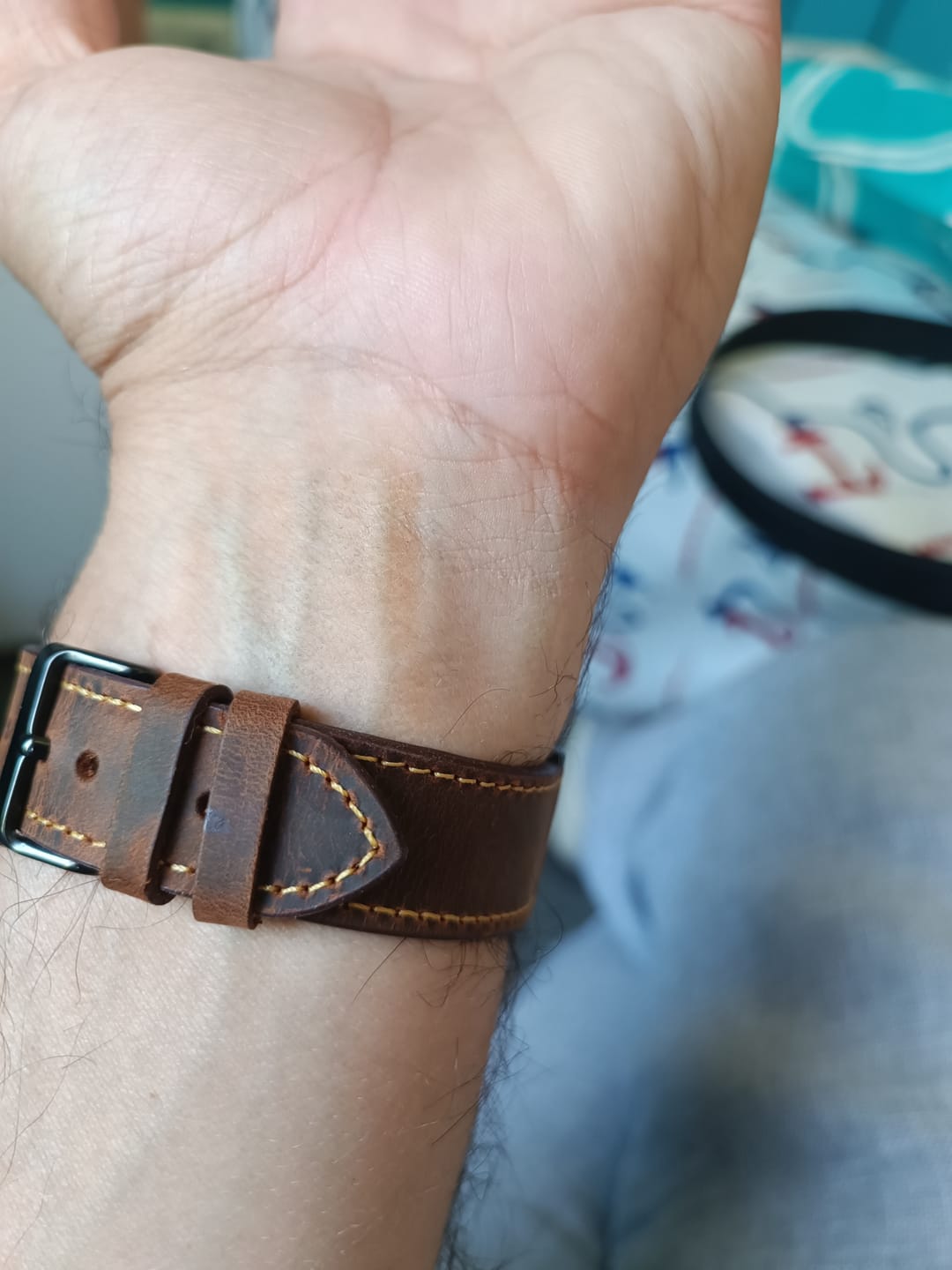 Customer photo review of Huawei Watch Deri Kordon Mavi - Crazy