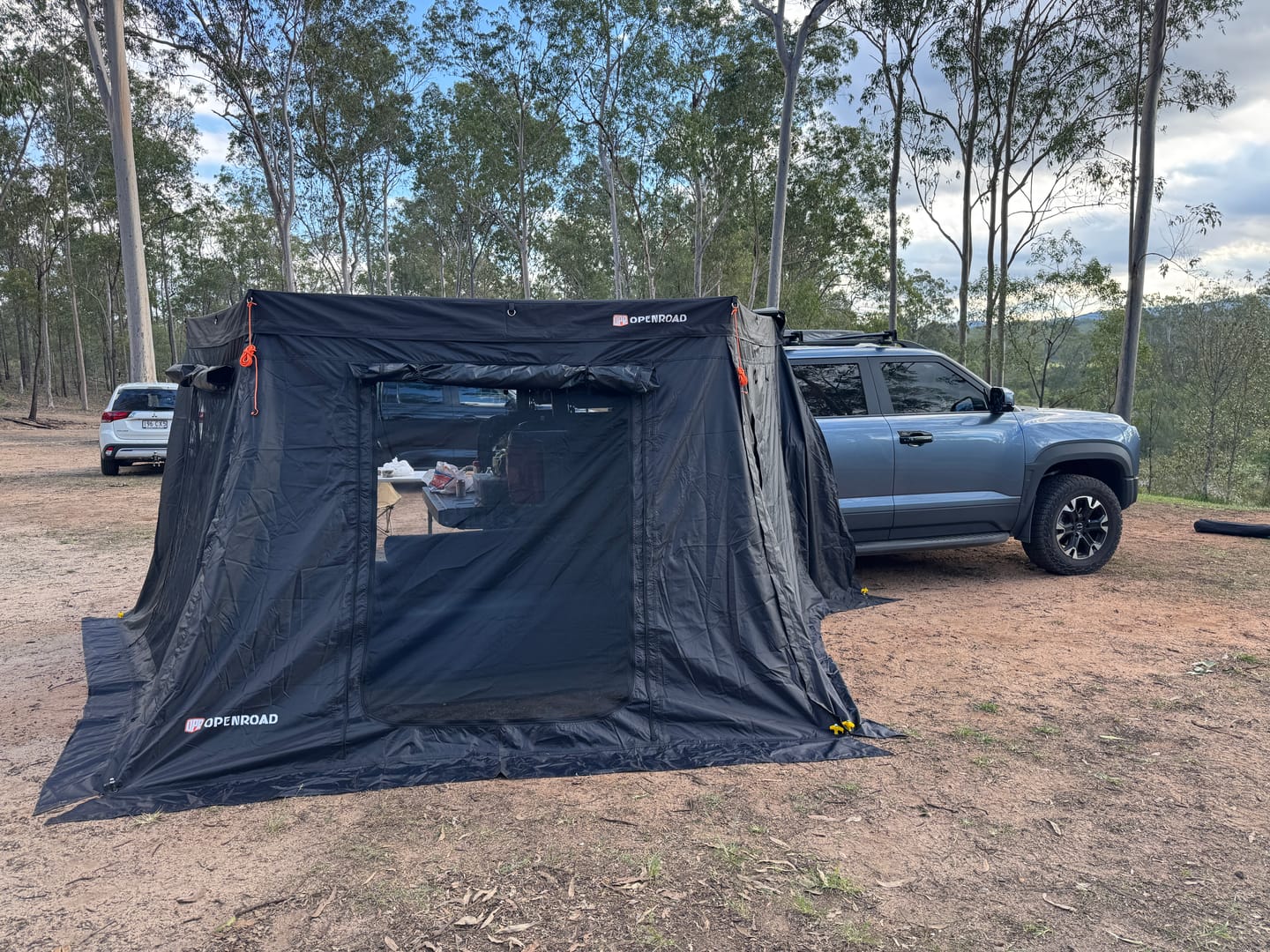 Customer photo review of OPENROAD  270 Free Standing Awning for Camping