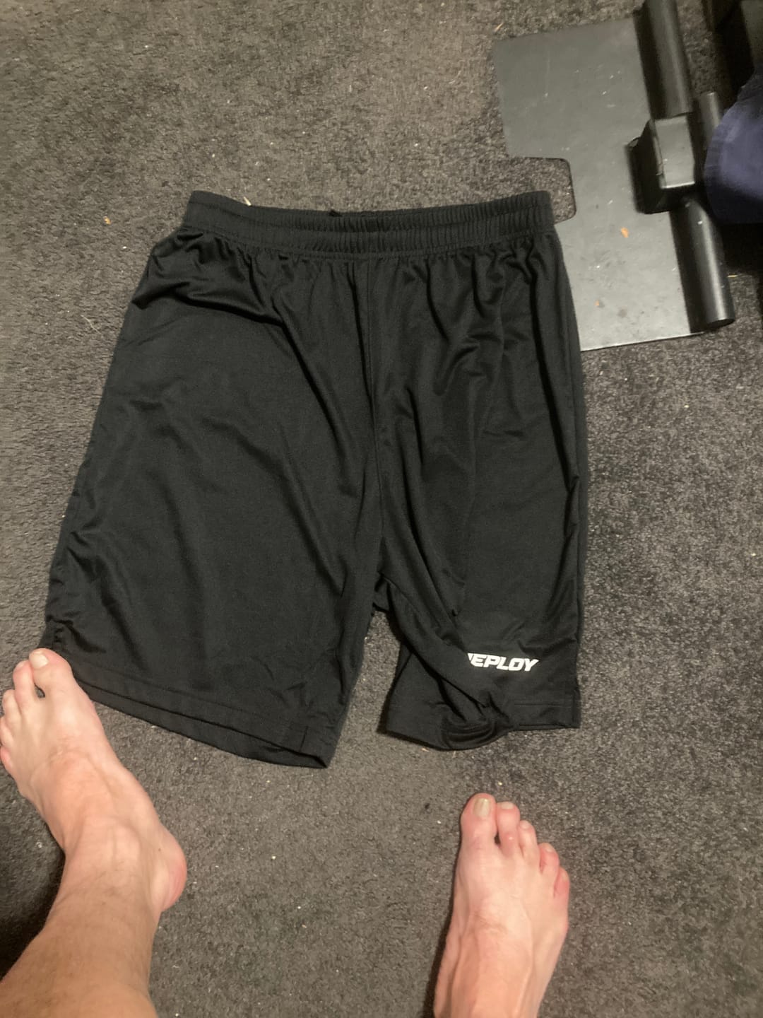 Customer photo review of Deploy Legacy Football Shorts - Black