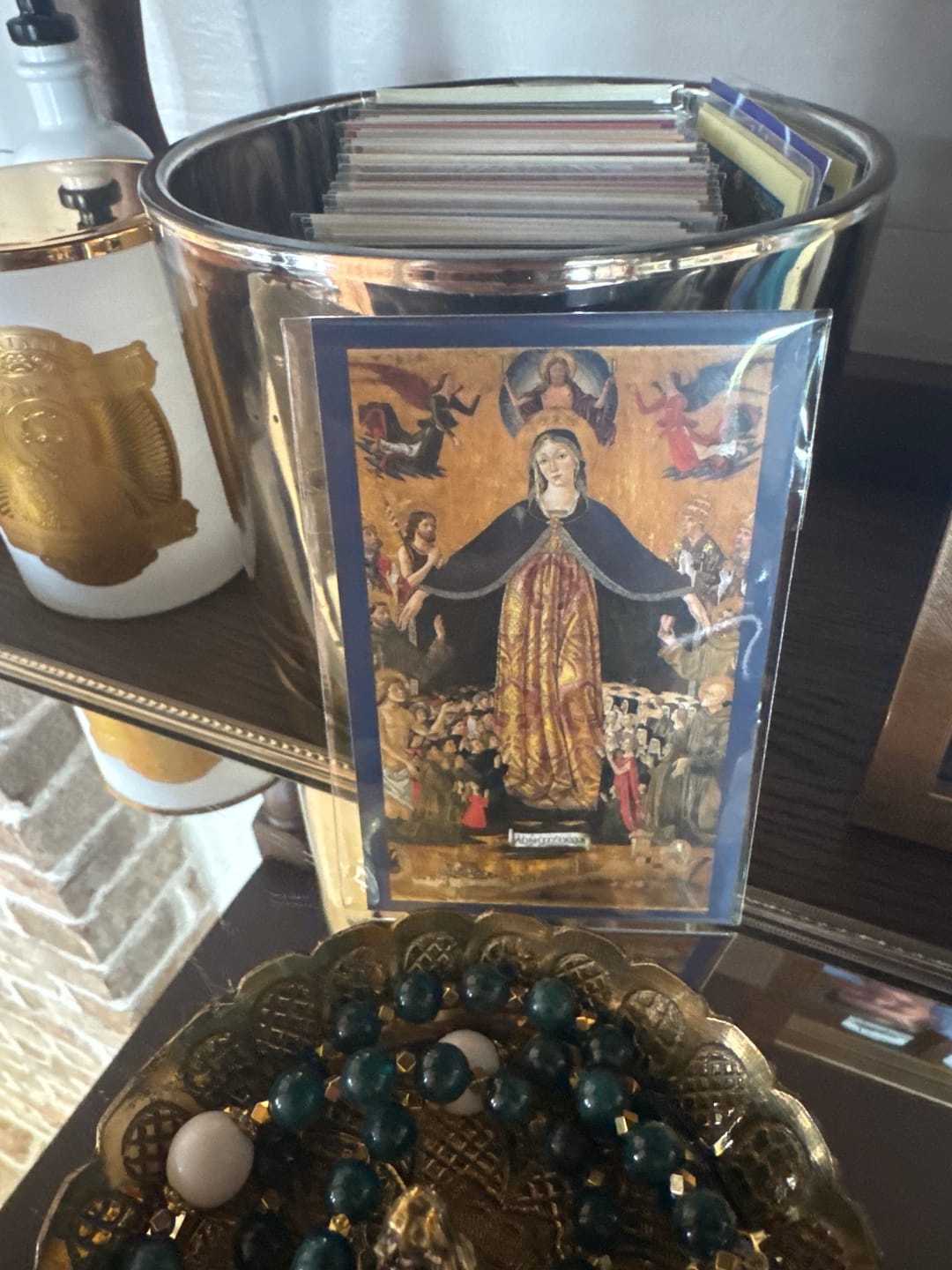 Customer photo review of Variety Pack #1 – 50 Restored Vintage Holy Cards – Beautiful and Inspirational