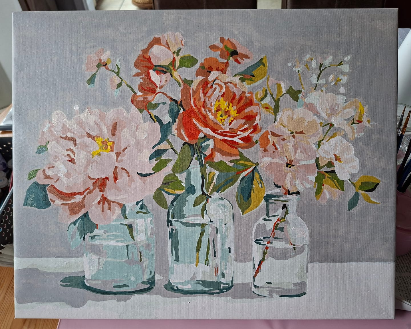 Customer photo review of Malen nach Zahlen - Botanisches Glas