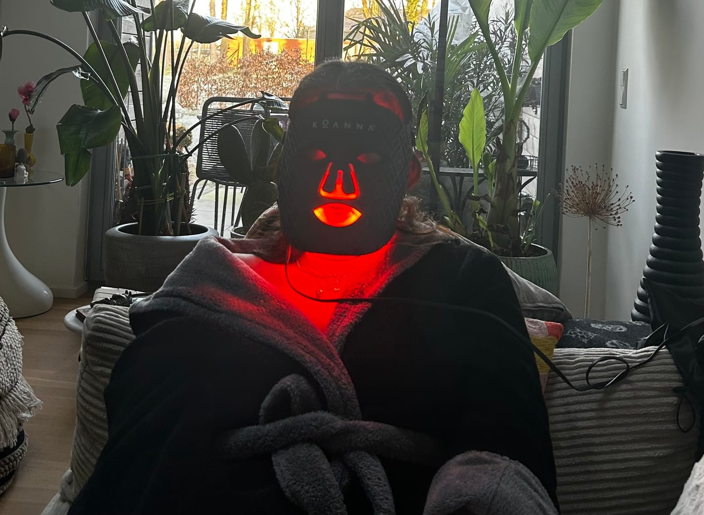 Customer photo review of Koanna® MultiGlo™ LED Light Therapy Mask