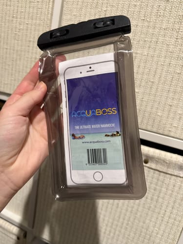 Customer photo review of Waterproof Phone Sleeve
