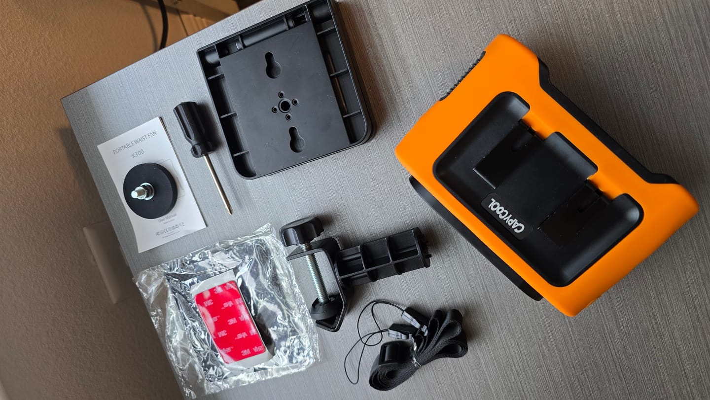 Customer photo review of DualForce Tradie Waist Fan 14500mAh
