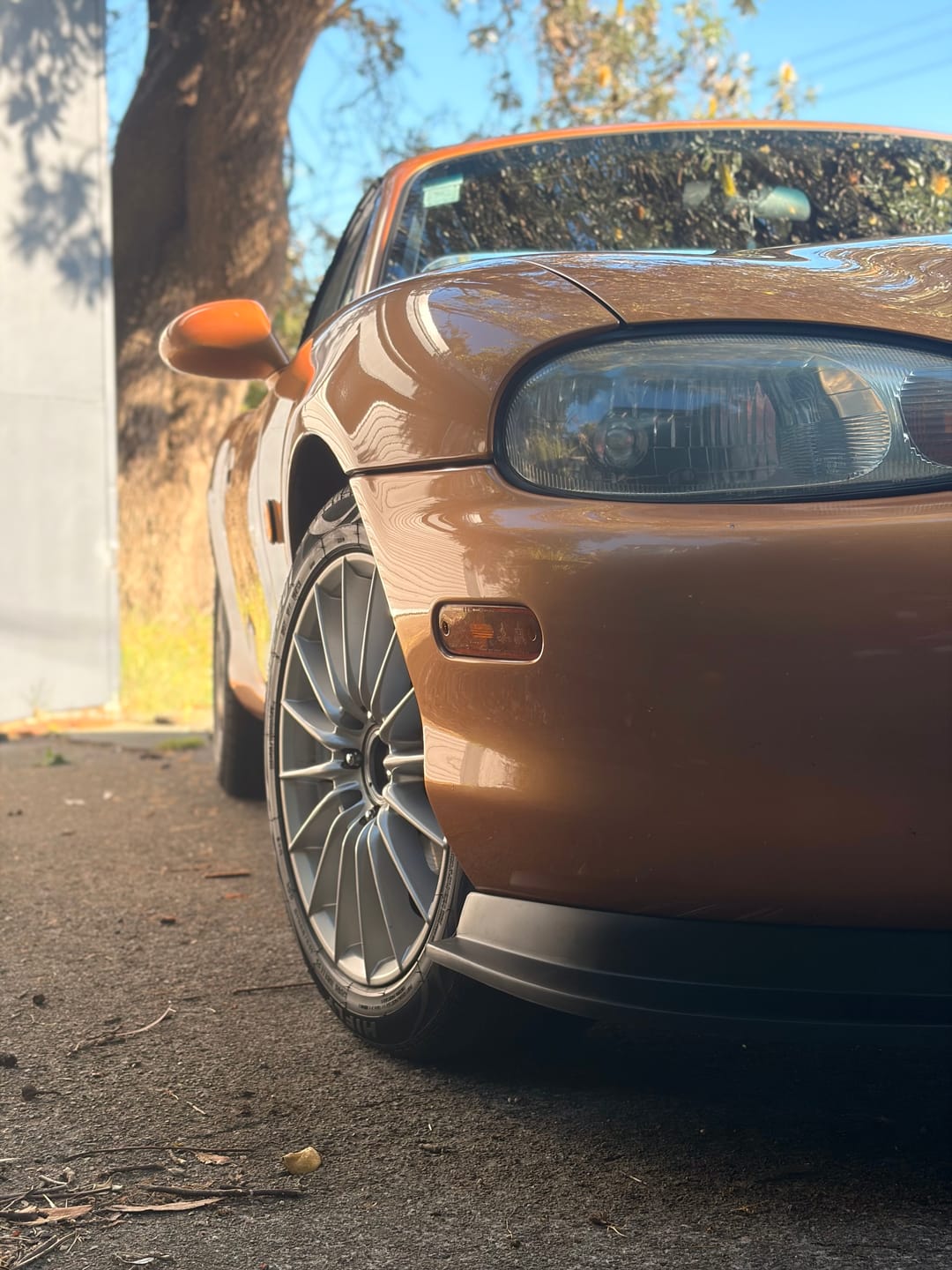 Customer photo review of Mazda MX5 NB1 Front Lower Lip V1 DS Style - PU Plastic