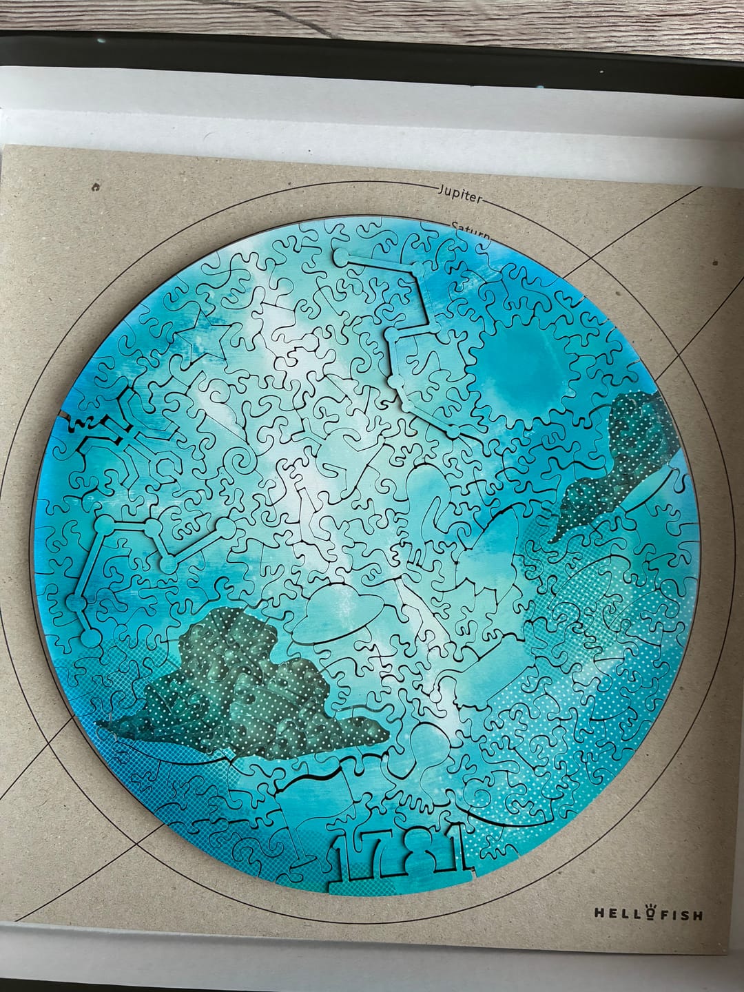 Customer photo review of 【６月入庫分予約】宇宙の破片 URANUS 天王星と専用フレームセット