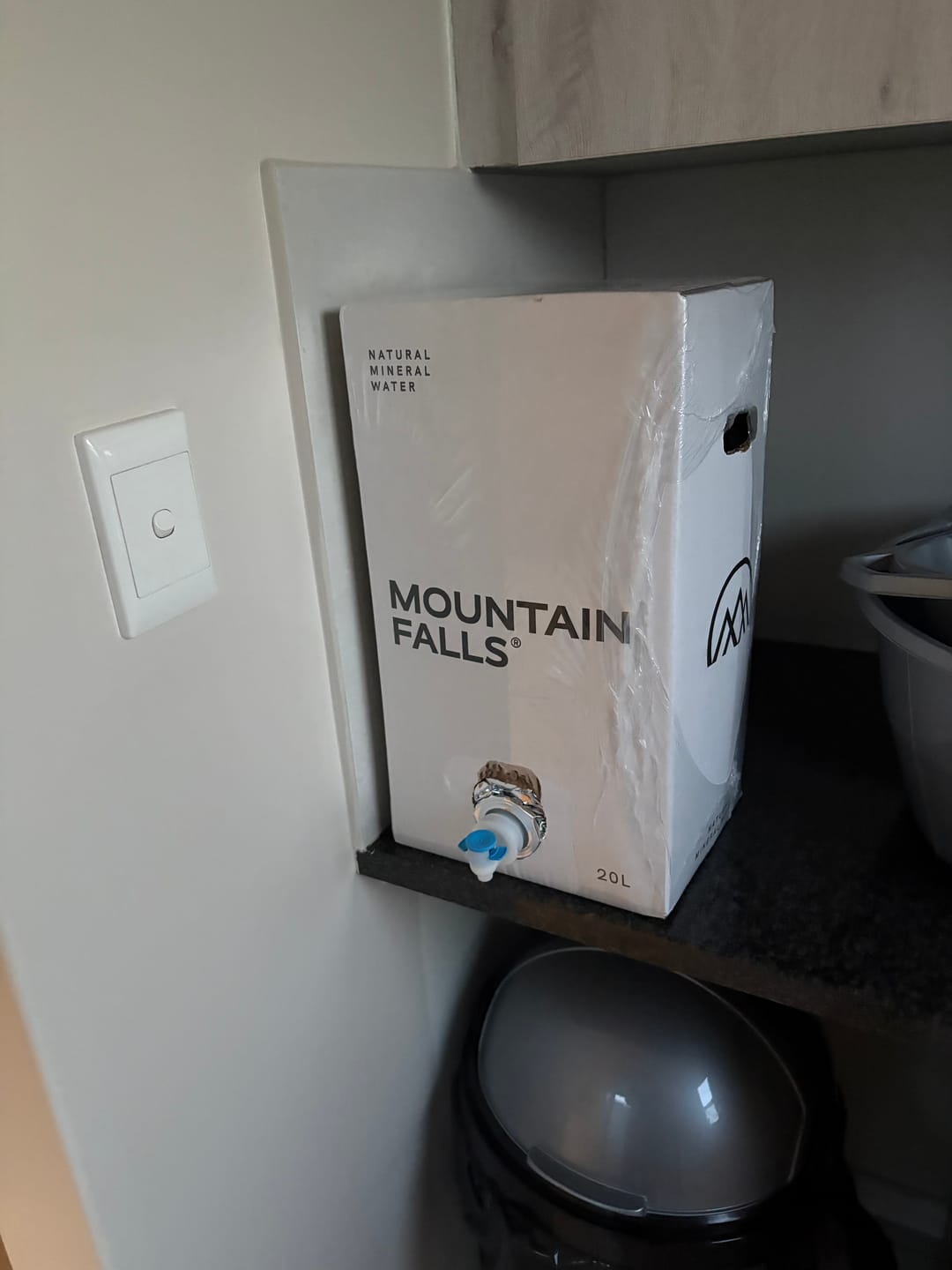 Customer photo review of AcquaBox by Mountain Falls 20L – STILL Mineral Water (on tap Bag-in-Box)