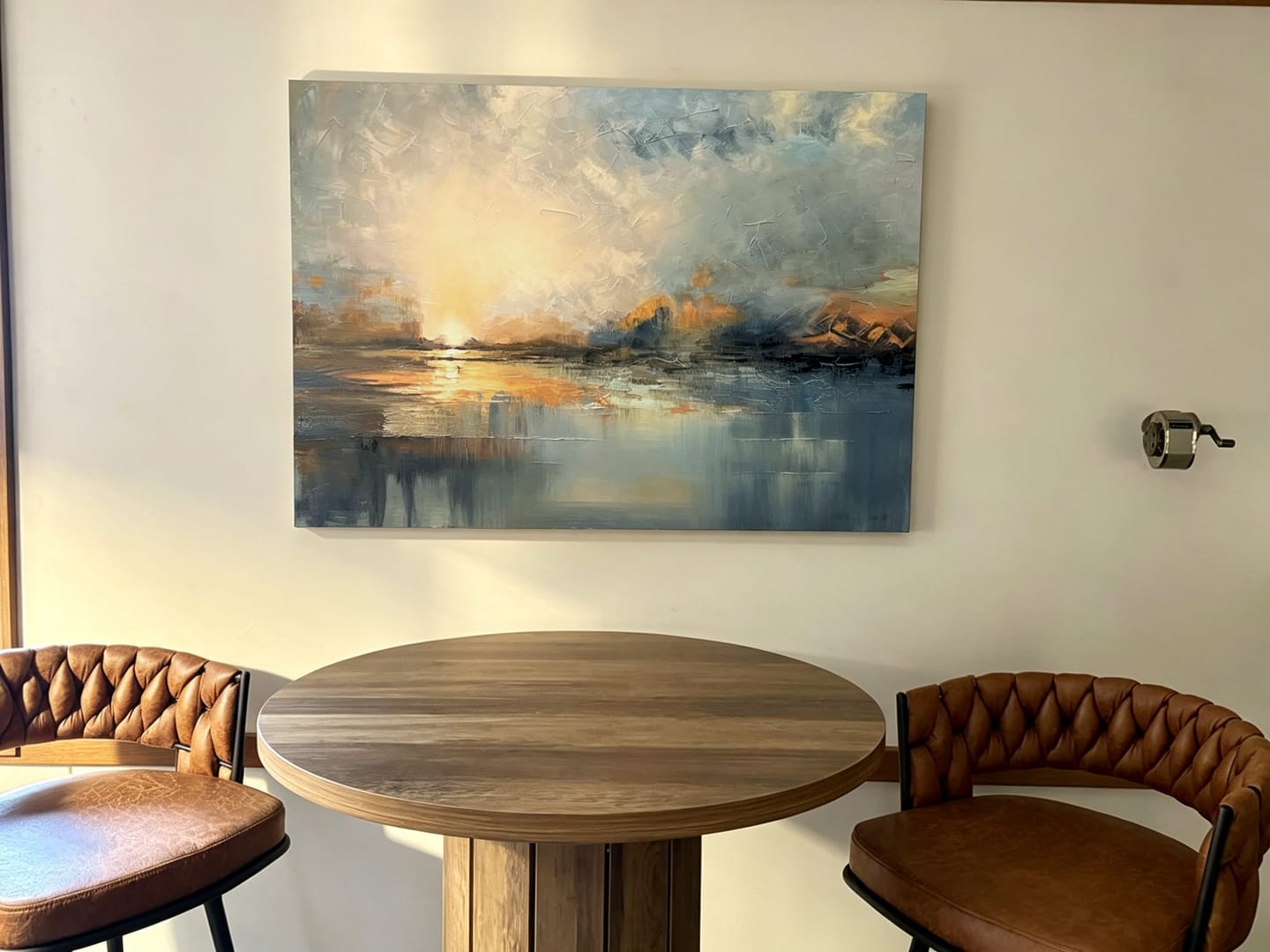 Customer photo review of Abstract Wall Art #VA002
