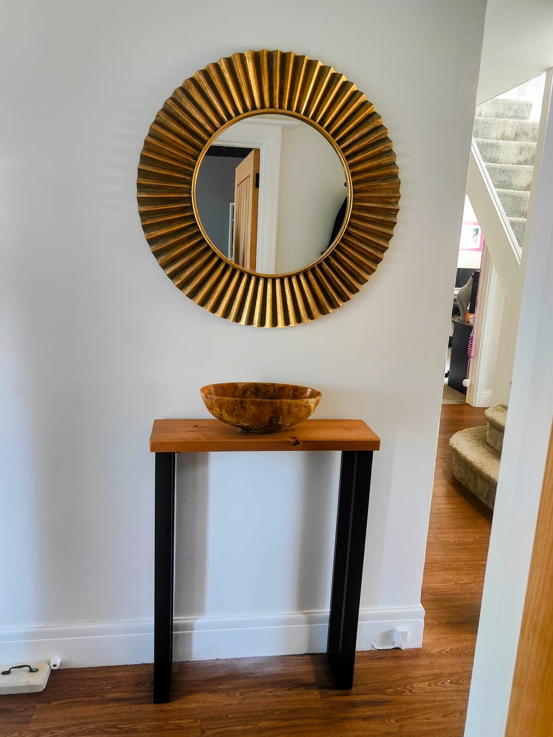 Customer photo review of Rustic Console Table  | 20cm Depth