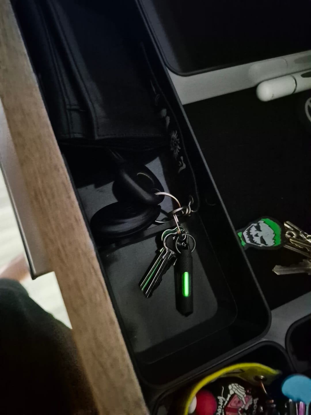 Customer photo review of The Knurled Edition Glow Fob