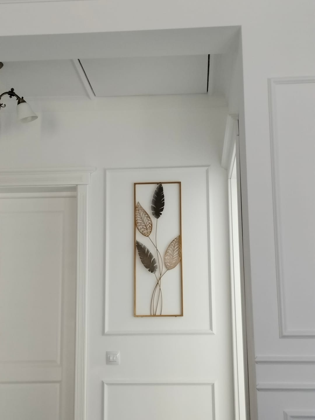 Customer photo review of Decoratiune perete TIMEYI, auriu, metal, 32x5x90 cm