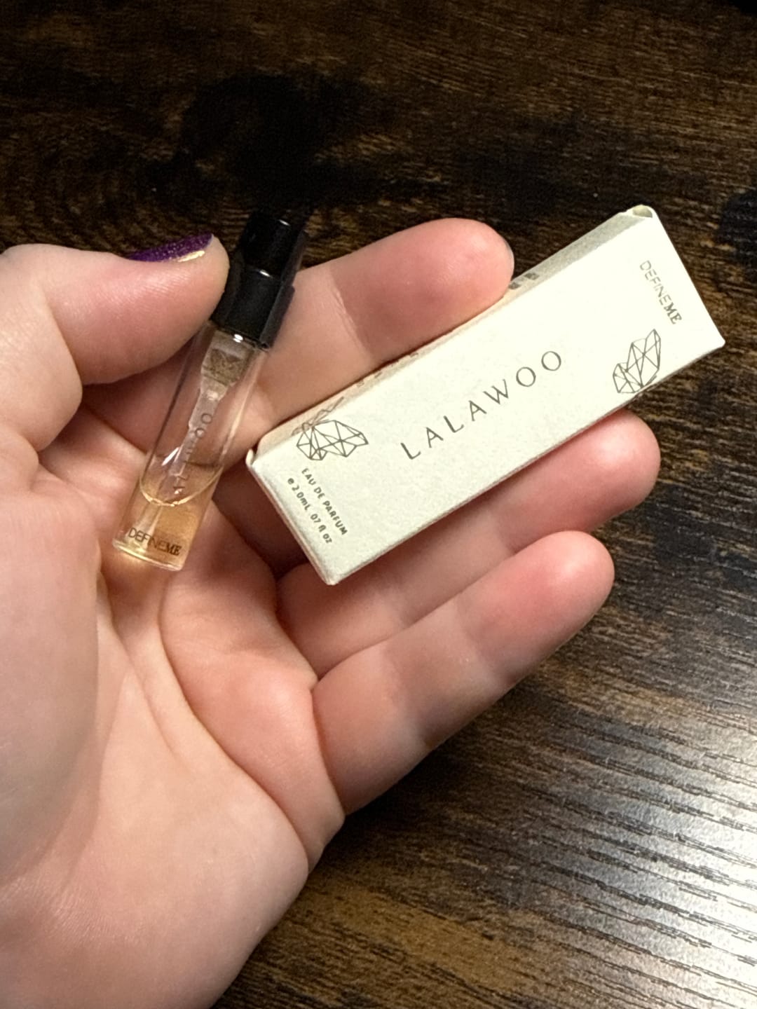 Customer photo review of Lalawoo Eau de Parfum