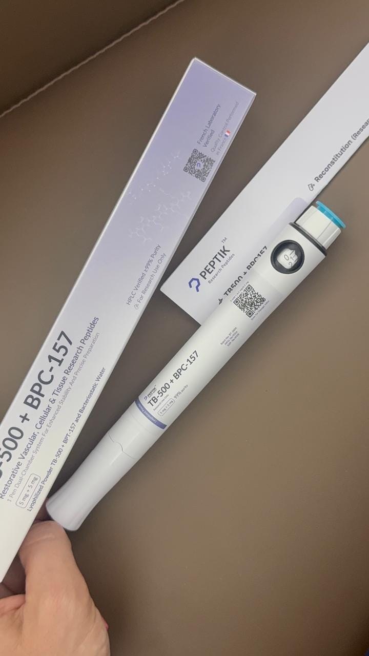 Customer photo review of TB-500 + BPC-157 Lyophilized Vial + Sterile Water