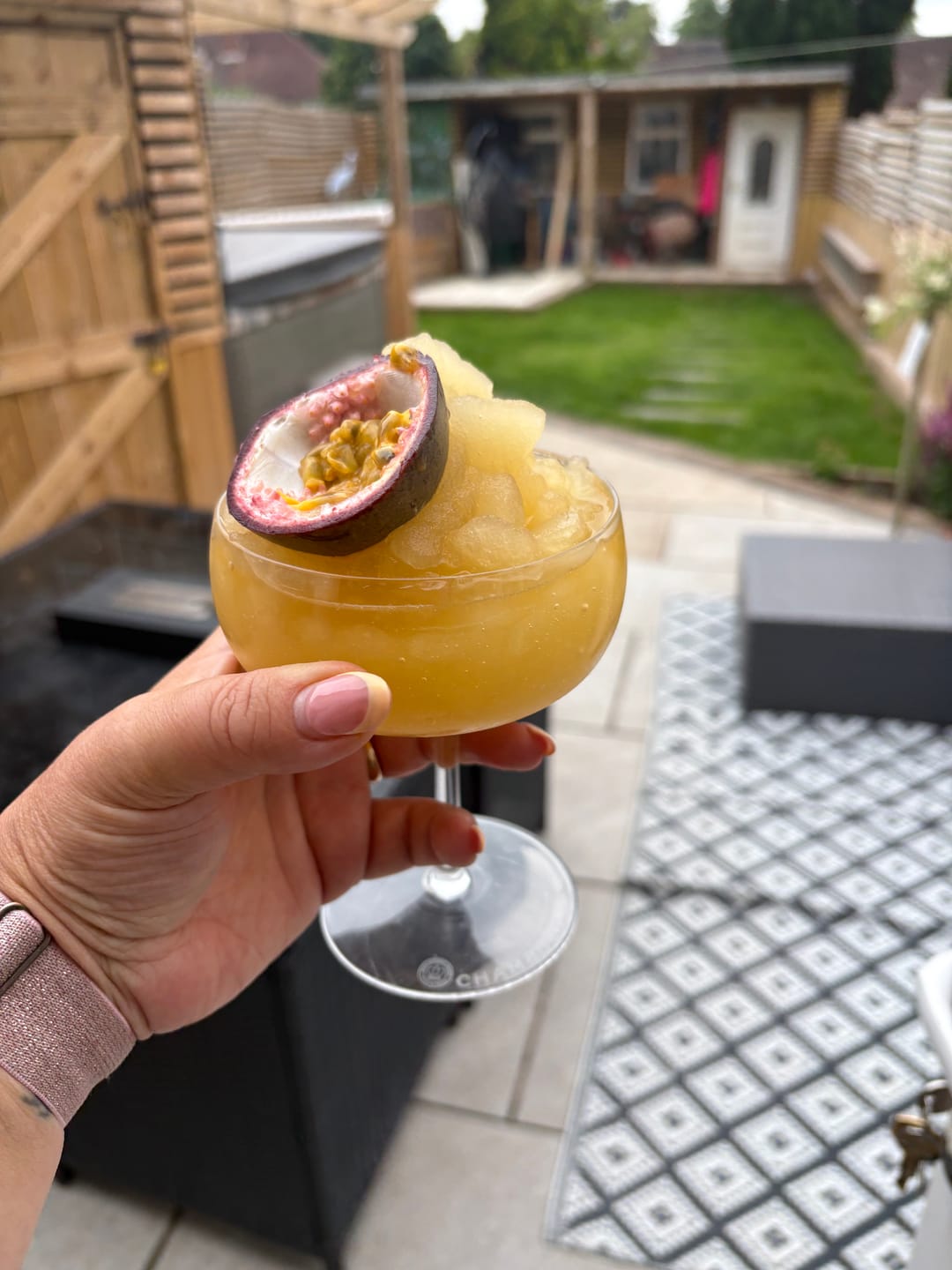 Customer photo review of Strawberry Daiquiri Frozen Cocktail Mix 2L