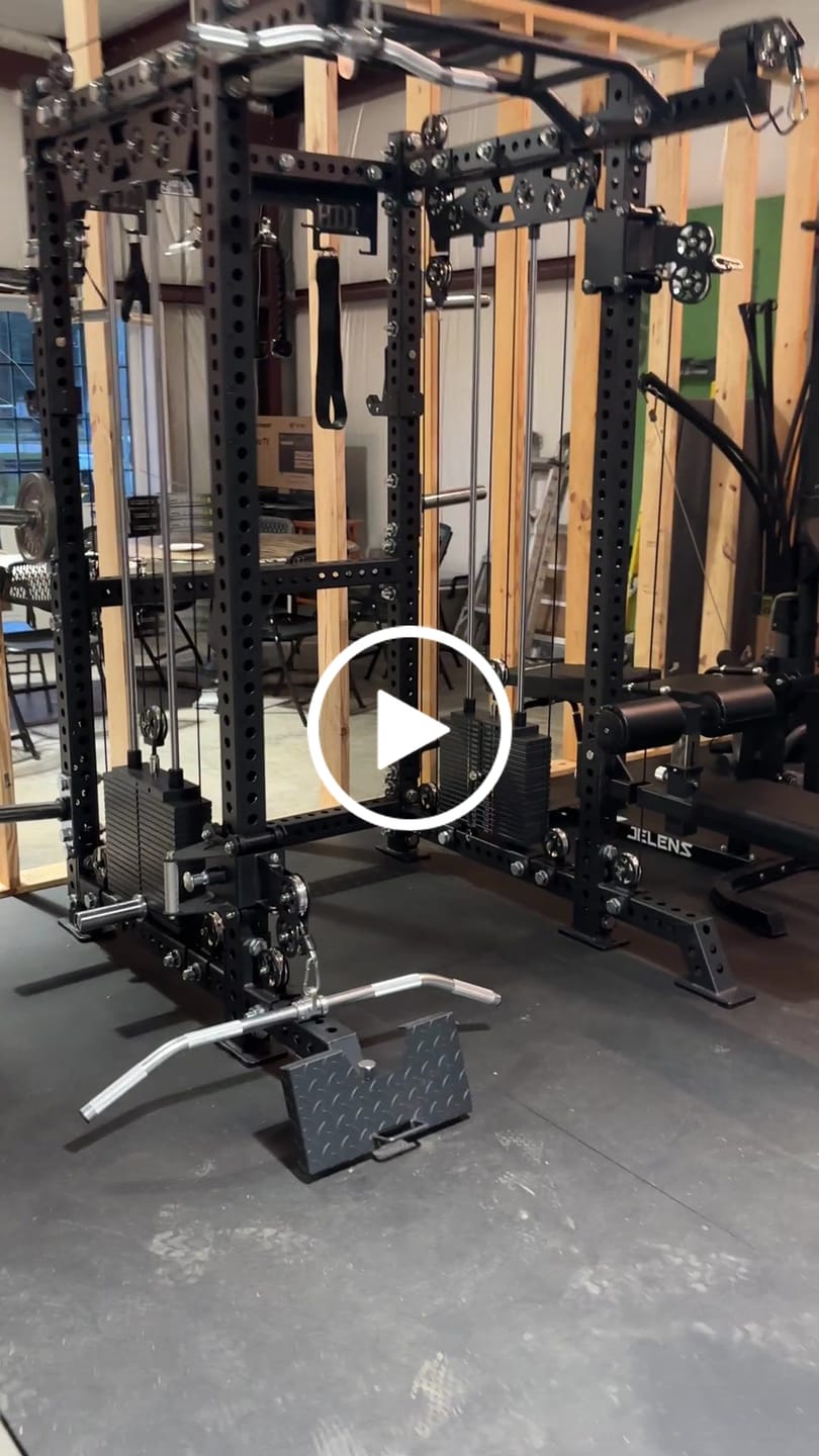Customer video review of HD1 Squat Rack Functional Trainer