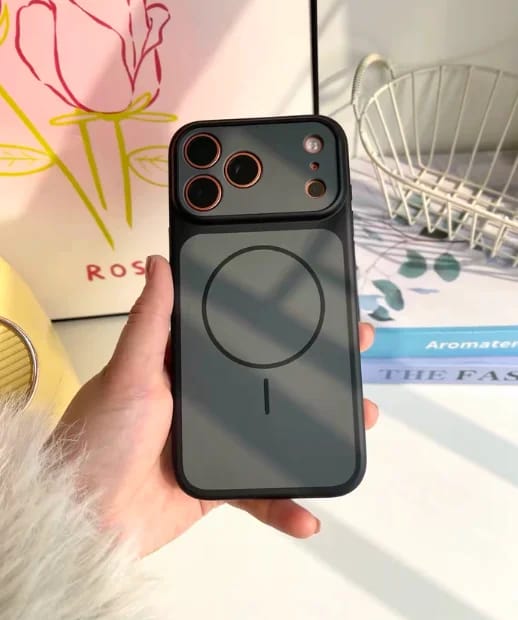 Customer photo review of LuxuryKase Magnetic Converter Case | Built-in Camera Lens Protection | iPhone 17 Pro Series Inspired Camera Design | MagSafe Compatible | Dual-Tone Colour Finish For iPhone