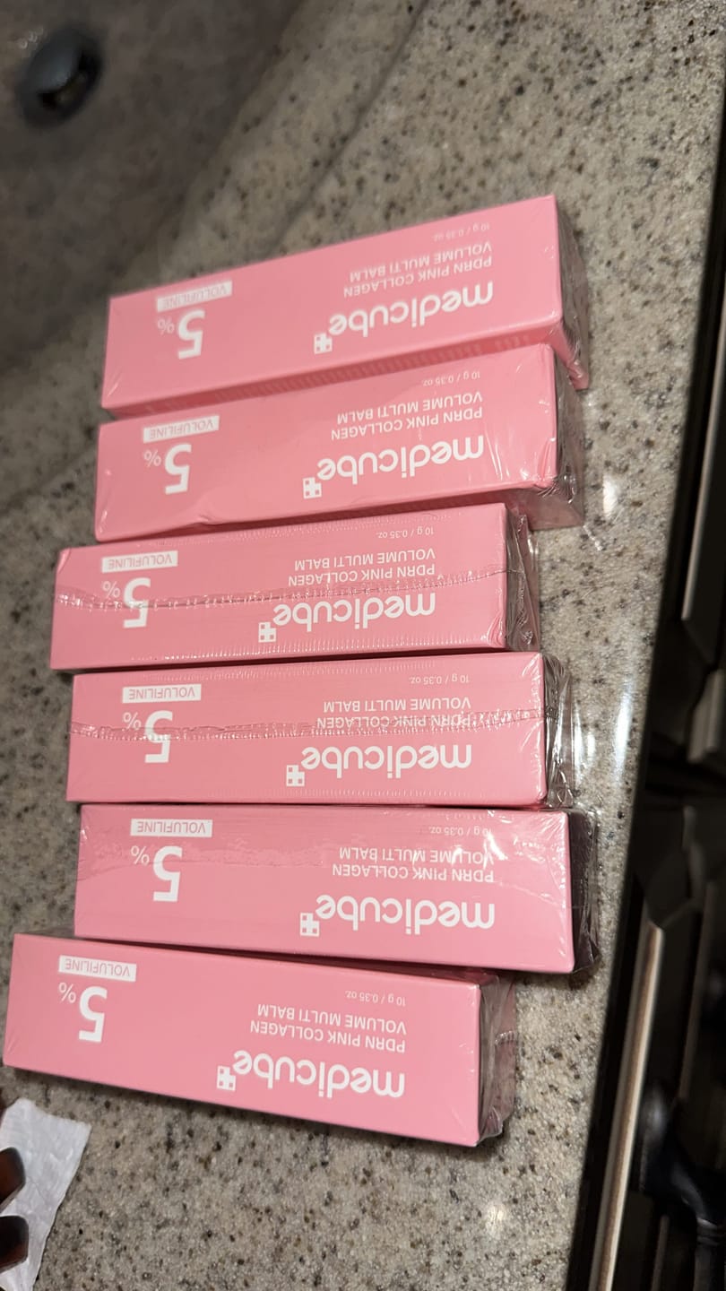 Customer photo review of PDRN Pink Collagen Volume Multi Balm (10g)
